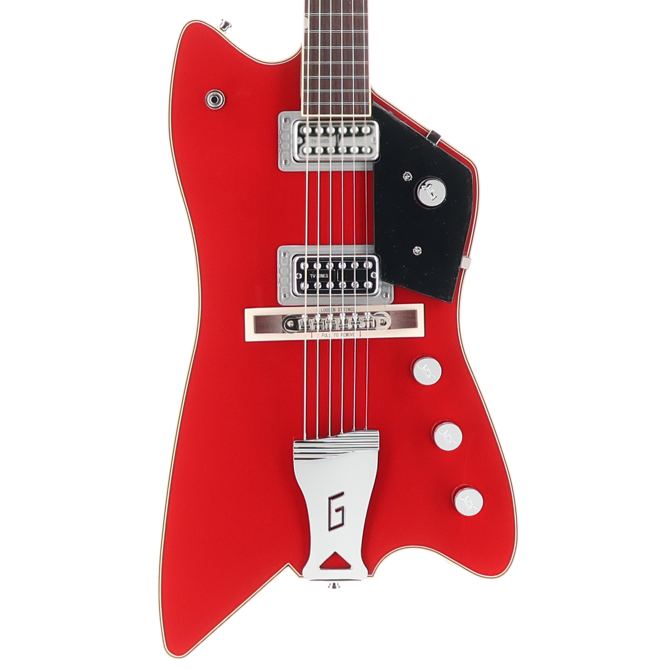 Gretsch G6199 Billy-Bo "G" Cutout Tailpiece TV Jones Rosewood Fingerboard Firebird Red (RC2)(10198) (10198)
