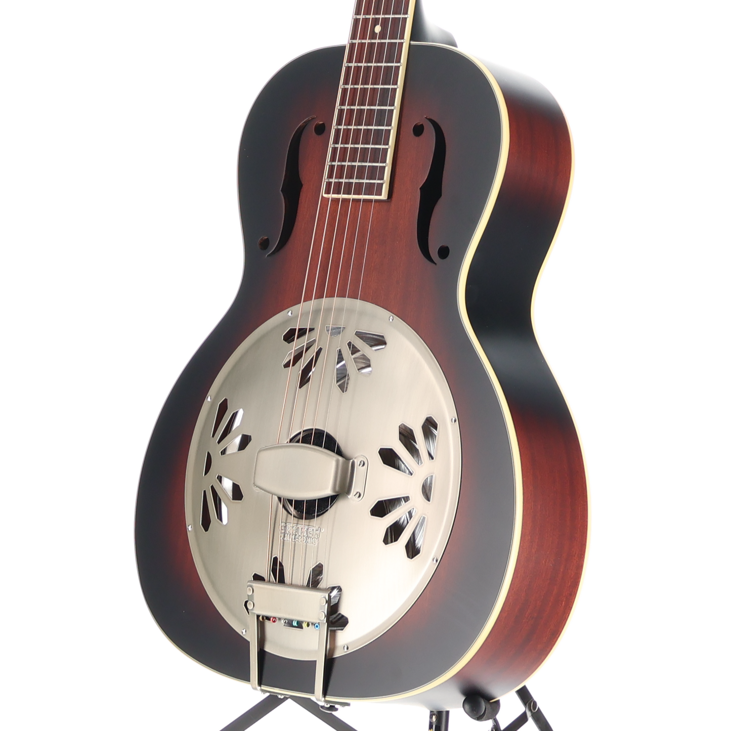 Gretsch G9240 Alligator Round-Neck, Mahogany Body Biscuit Cone Resonator Guitar, 2-Color Sunburst (G3) (52015)