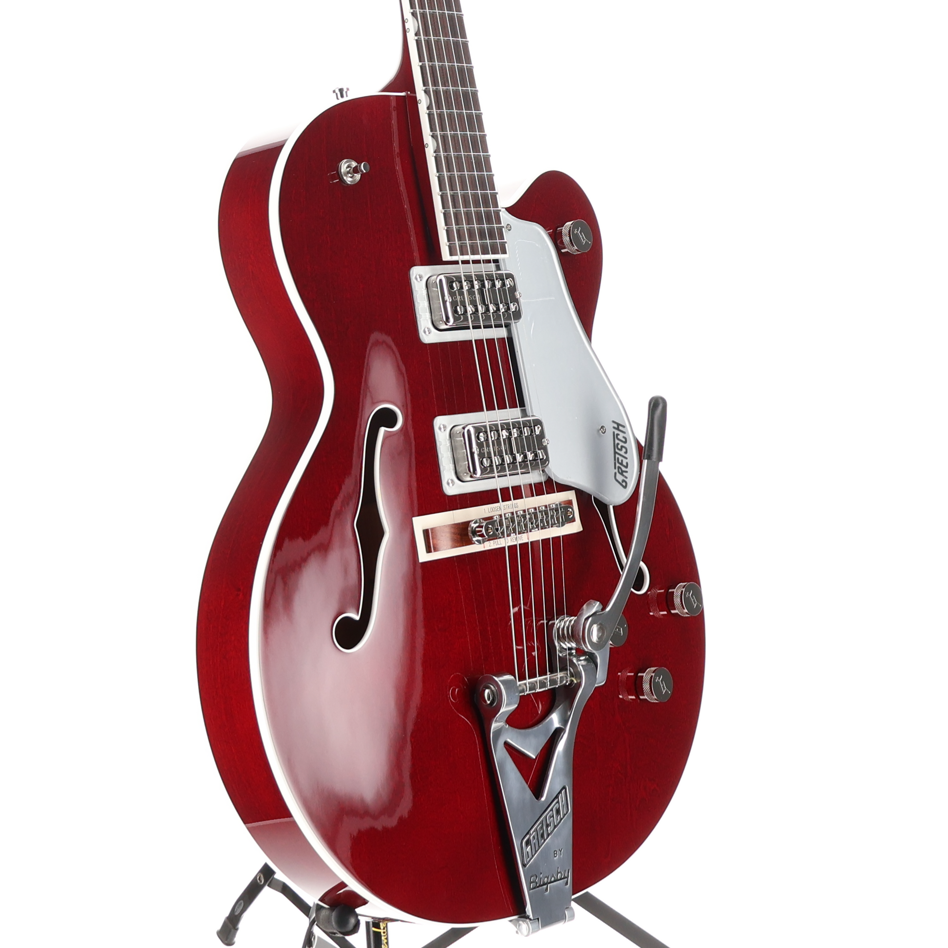 Gretsch Gretsch Tennessean Hollow Body with String-Thru Bigsby and Nickel Hardware, Deep Cherry, Professional Setup (P2) (24526)