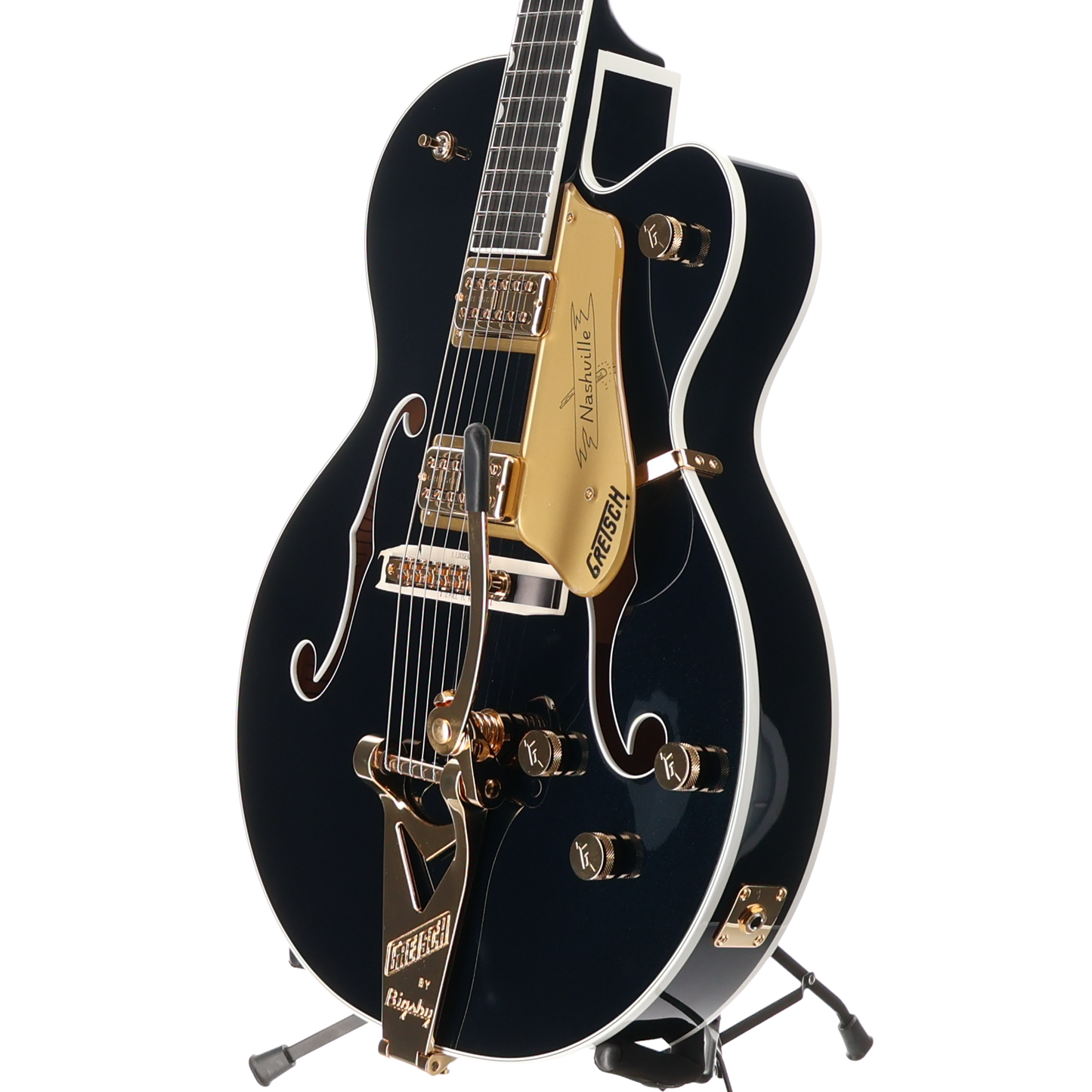 Gretsch Nashville Hollow Body String-Thru Bigsby Gold Hardware Ebony Fingerboard Midnight Sapphire (P) (20693)