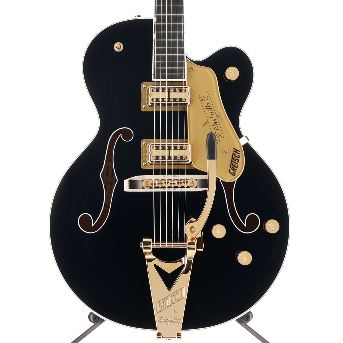 Gretsch Nashville Hollow Body String-Thru Bigsby Gold Hardware Ebony Fingerboard Midnight Sapphire (P) (20693)