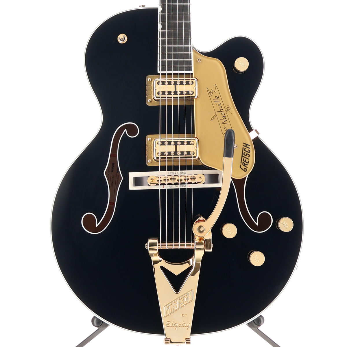 Gretsch Nashville Hollow Body with String-Thru Bigsby and Gold Hardware, Ebony Fingerboard - Midnight Sapphire (P) (24502)