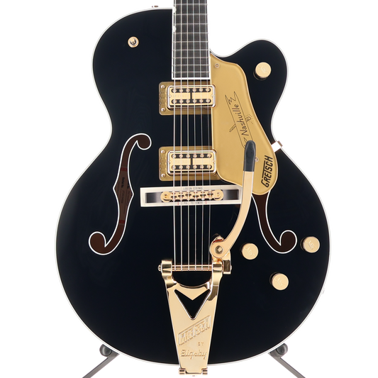 Gretsch Nashville Hollow Body with String-Thru Bigsby and Gold Hardware, Ebony Fingerboard - Midnight Sapphire (P) (24502)