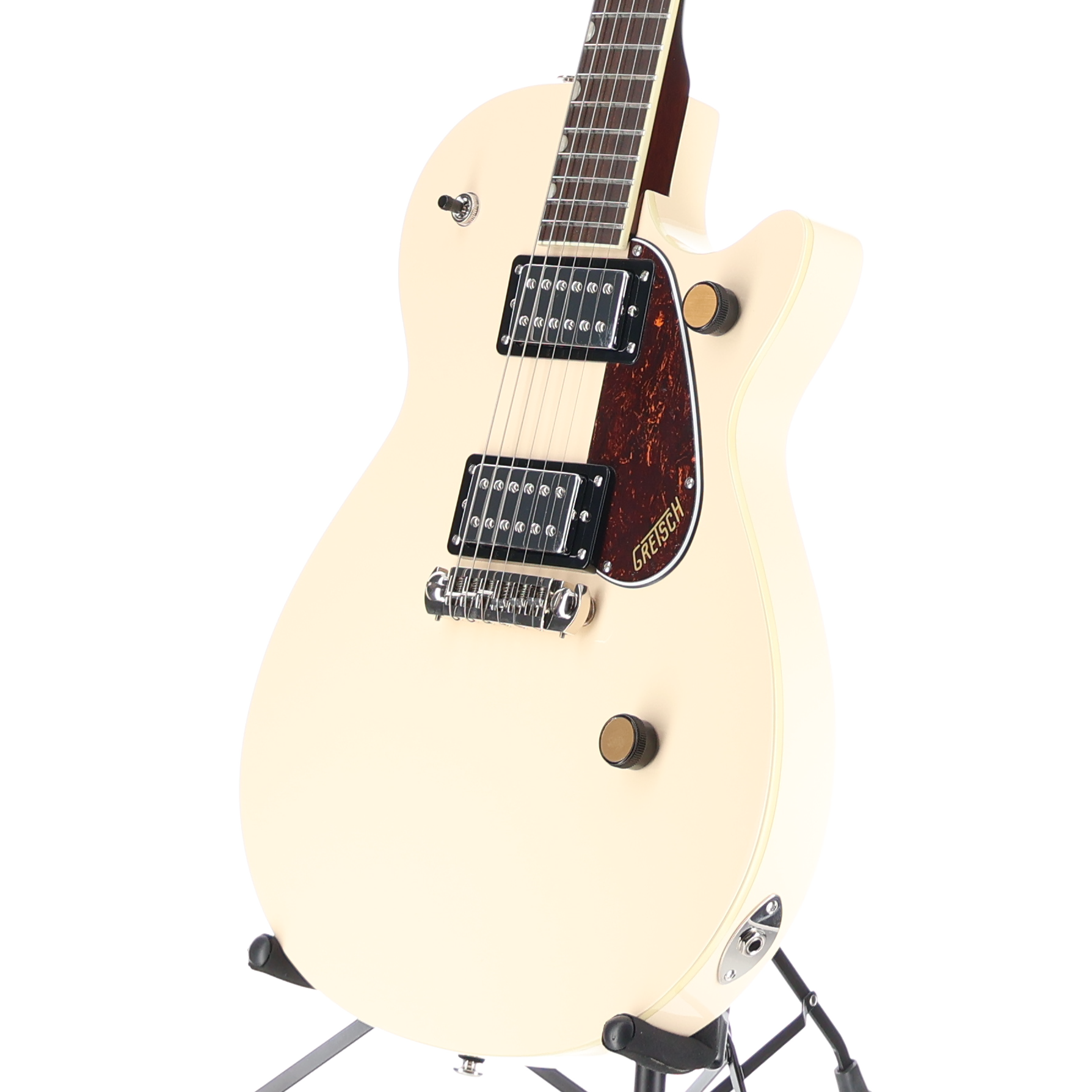 Gretsch Streamliner Jet Club Single-Cut with Wraparound, Laurel Fingerboard, Vintage White (RP) (39505)