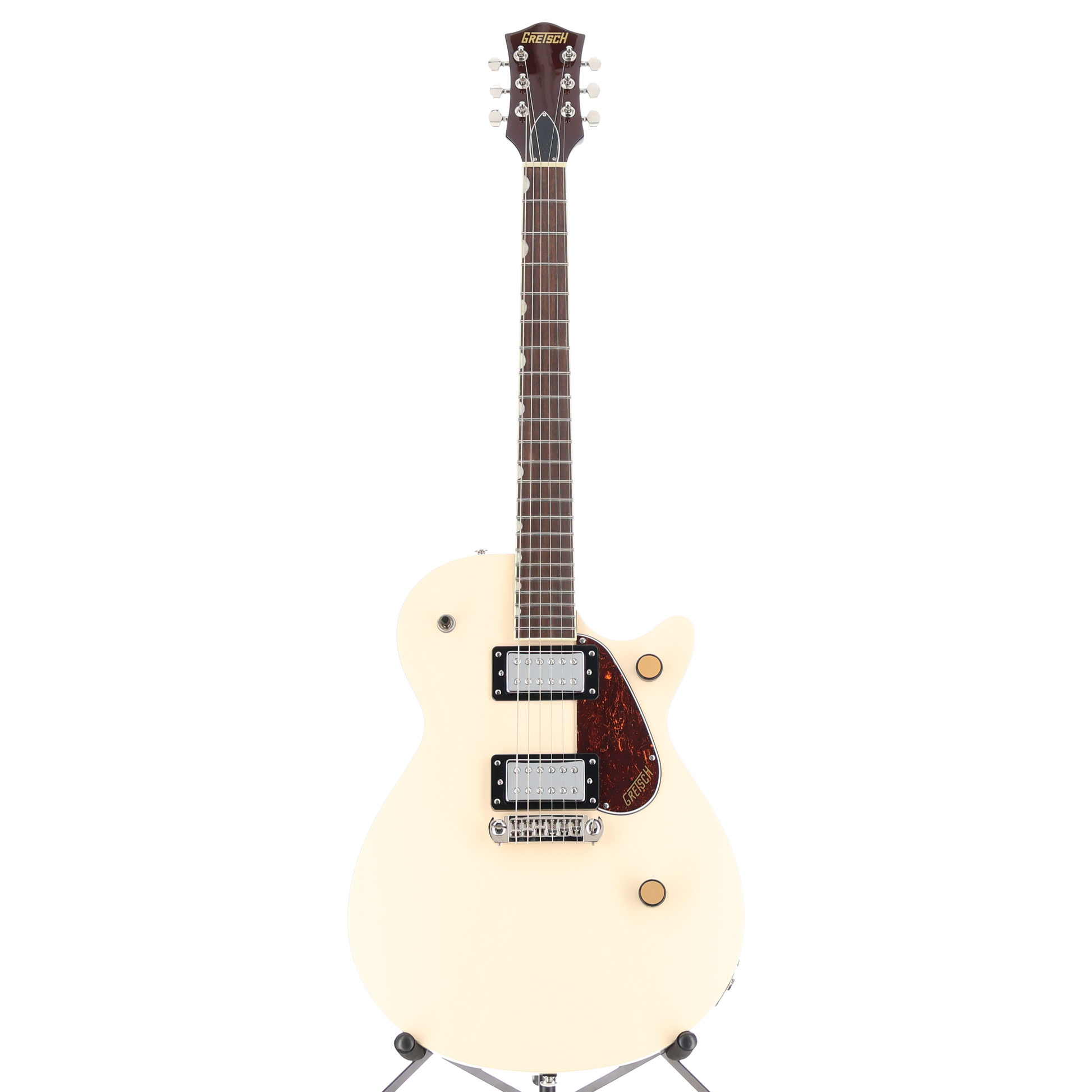 Gretsch Streamliner Jet Club Single-Cut with Wraparound, Laurel Fingerboard, Vintage White (RP) (39505)