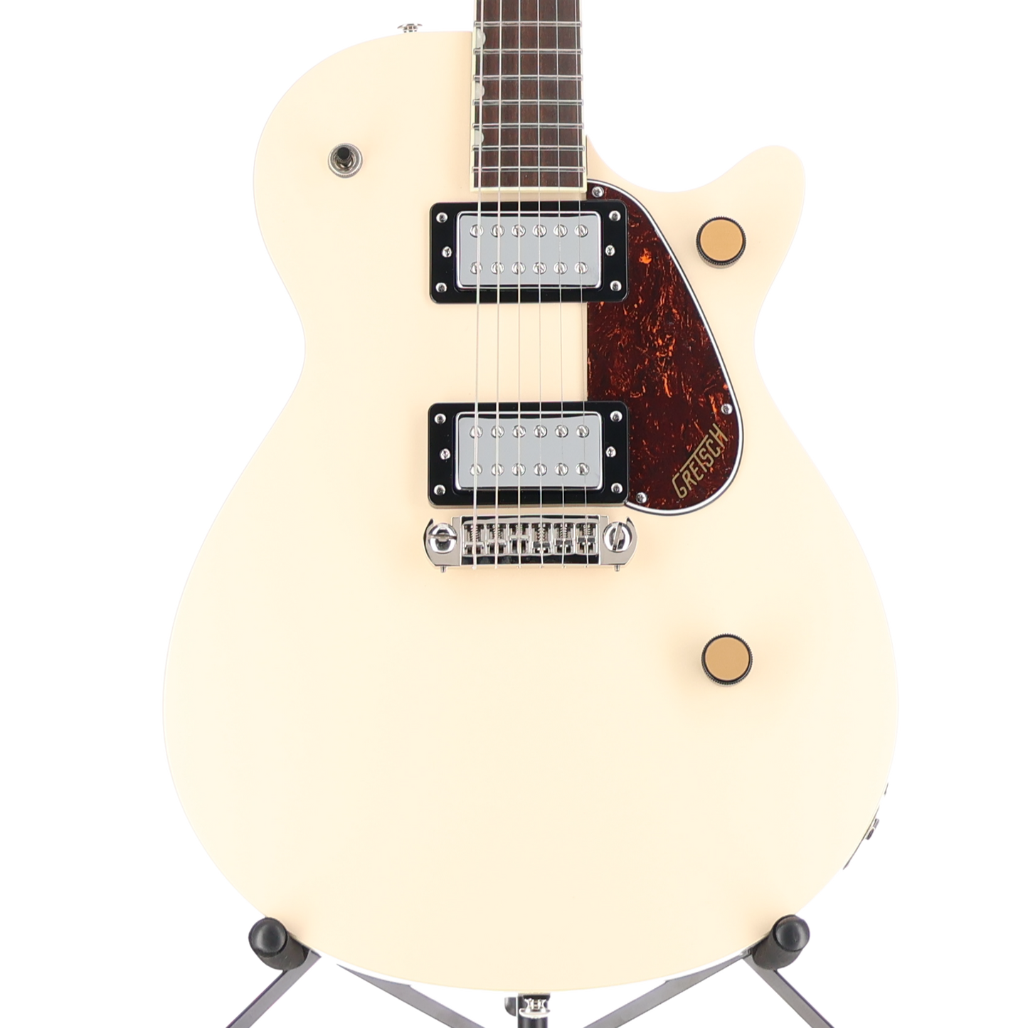 Gretsch Streamliner Jet Club Single-Cut with Wraparound, Laurel Fingerboard, Vintage White (RP) (39505)