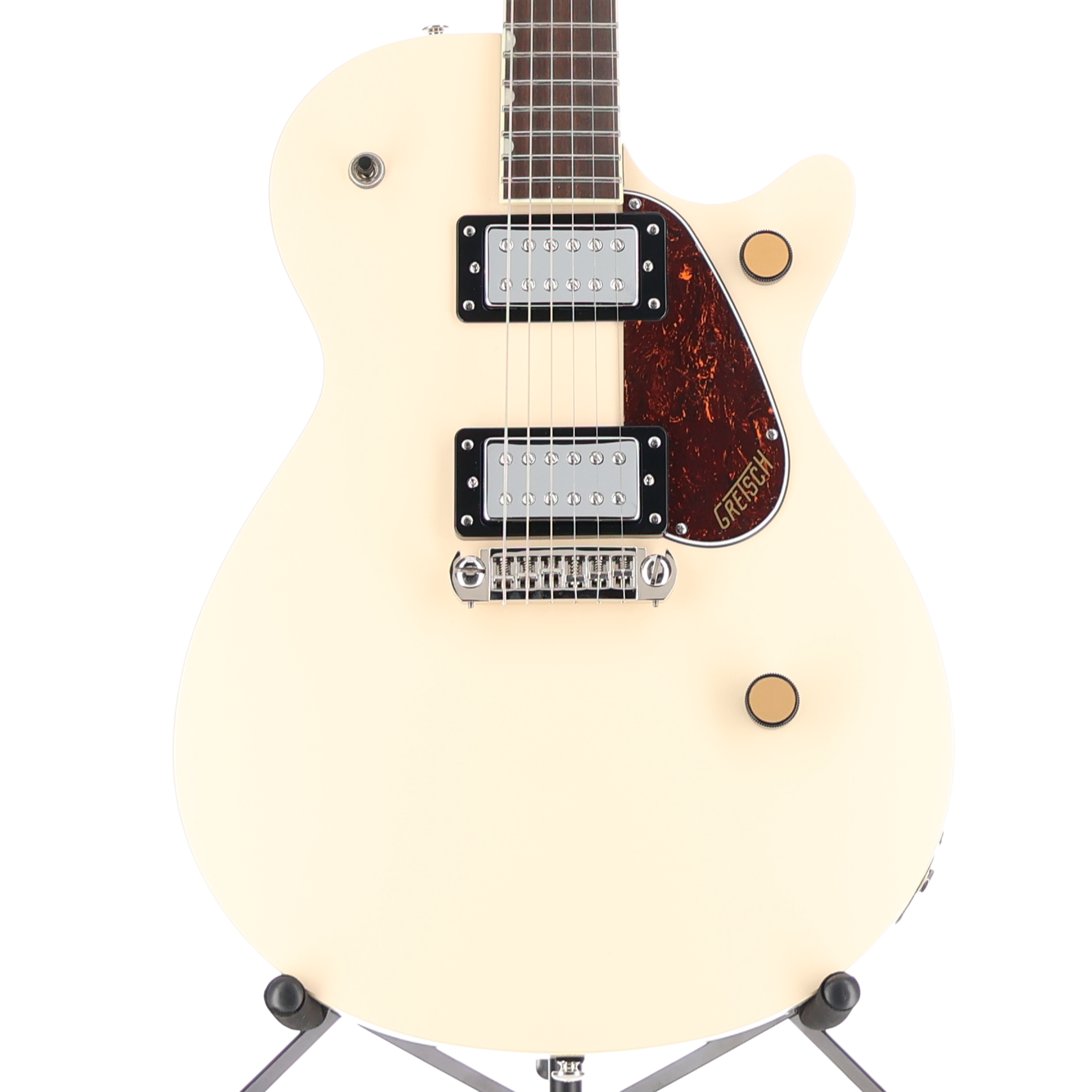 Gretsch Streamliner Jet Club Single-Cut with Wraparound, Laurel Fingerboard, Vintage White (RP) (39505)