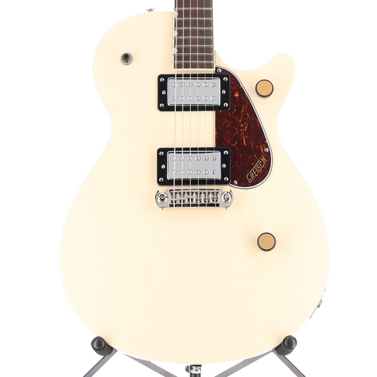 Gretsch Streamliner Jet Club Single-Cut with Wraparound, Laurel Fingerboard, Vintage White (RP) (39505)