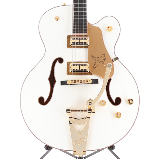 Gretsch Synchromatic Falcon Hollow Body Single-Cut with Bigsby, Ebony Fingerboard, Snowcrest White (RC1) (60425)