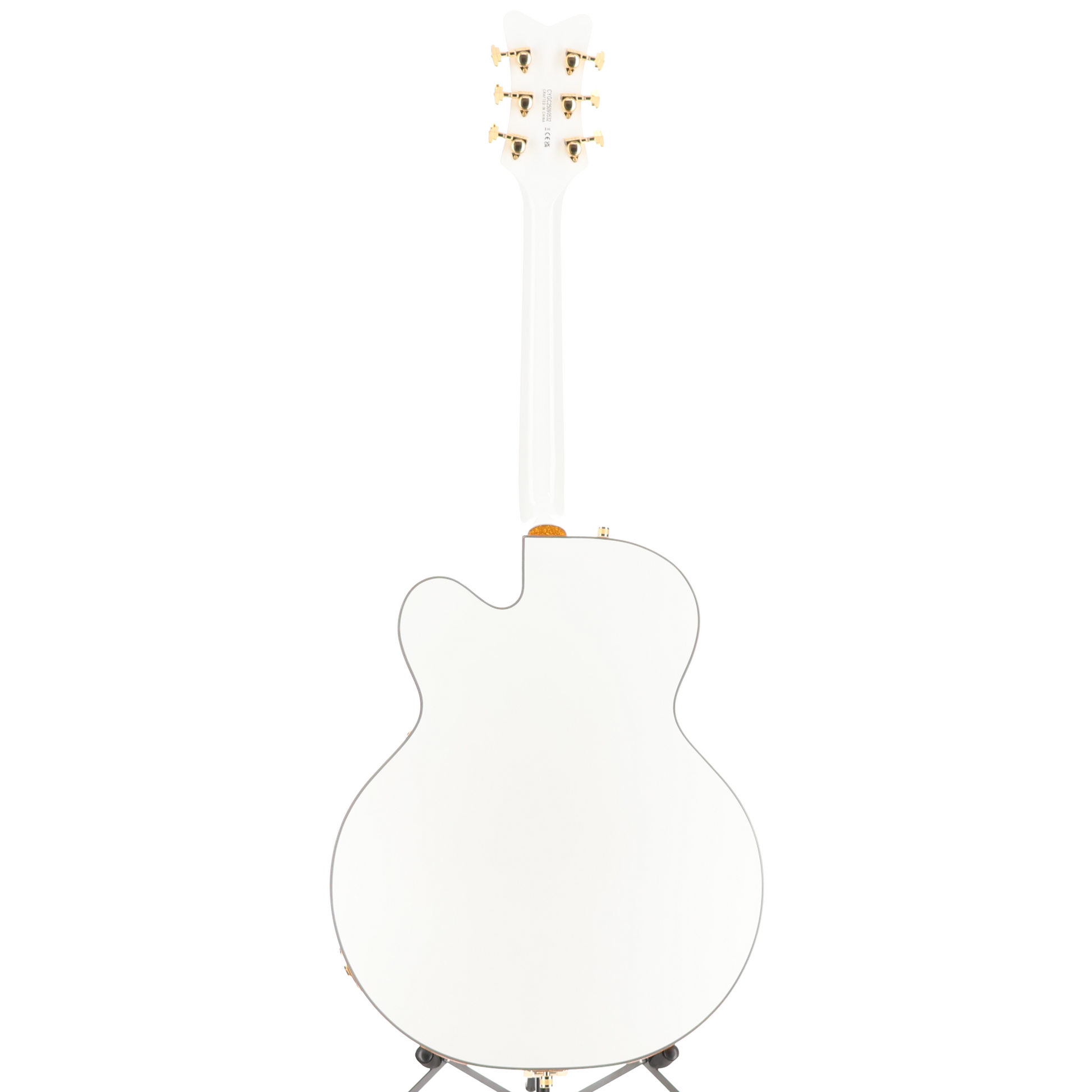 Gretsch Synchromatic Falcon Hollow Body Single-Cut with Bigsby, Ebony Fingerboard, Snowcrest White (RC2) (90532)