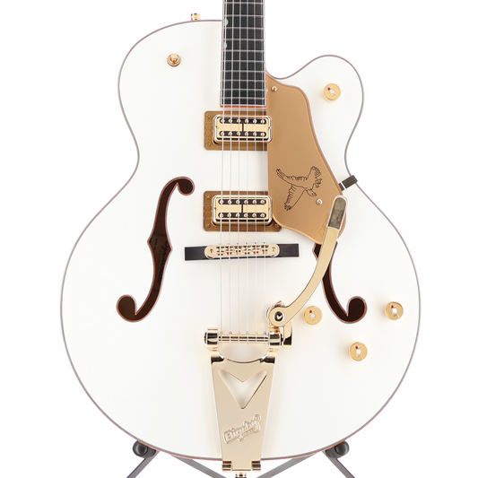 Gretsch Synchromatic Falcon Hollow Body Single-Cut with Bigsby, Ebony Fingerboard, Snowcrest White (RC2) (90532)