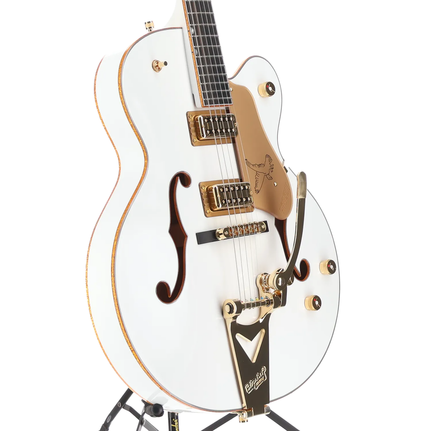 Gretsch Synchromatic Falcon Hollow Body Single-Cut with Bigsby, Ebony Fingerboard, Snowcrest White (T6) (90533)