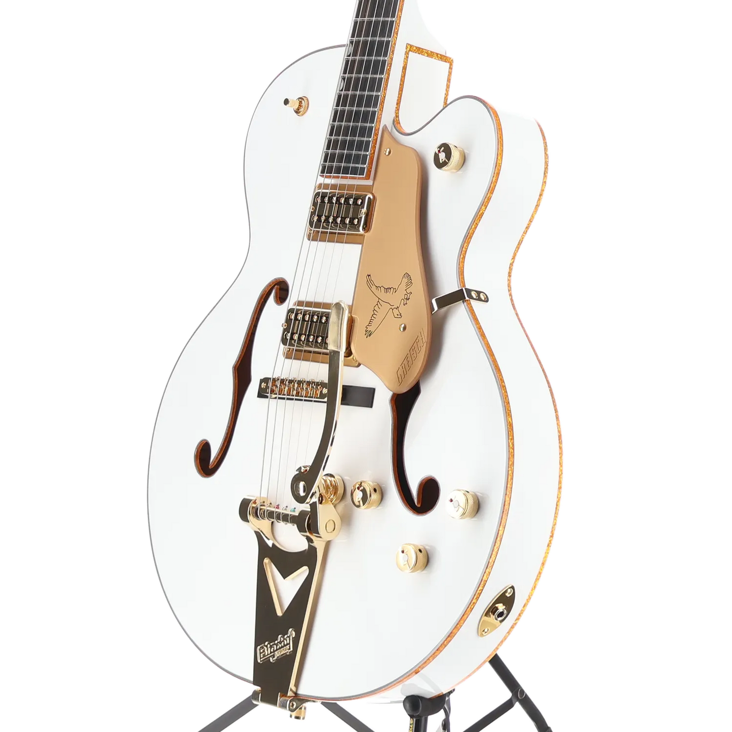 Gretsch Synchromatic Falcon Hollow Body Single-Cut with Bigsby, Ebony Fingerboard, Snowcrest White (T6) (90533)