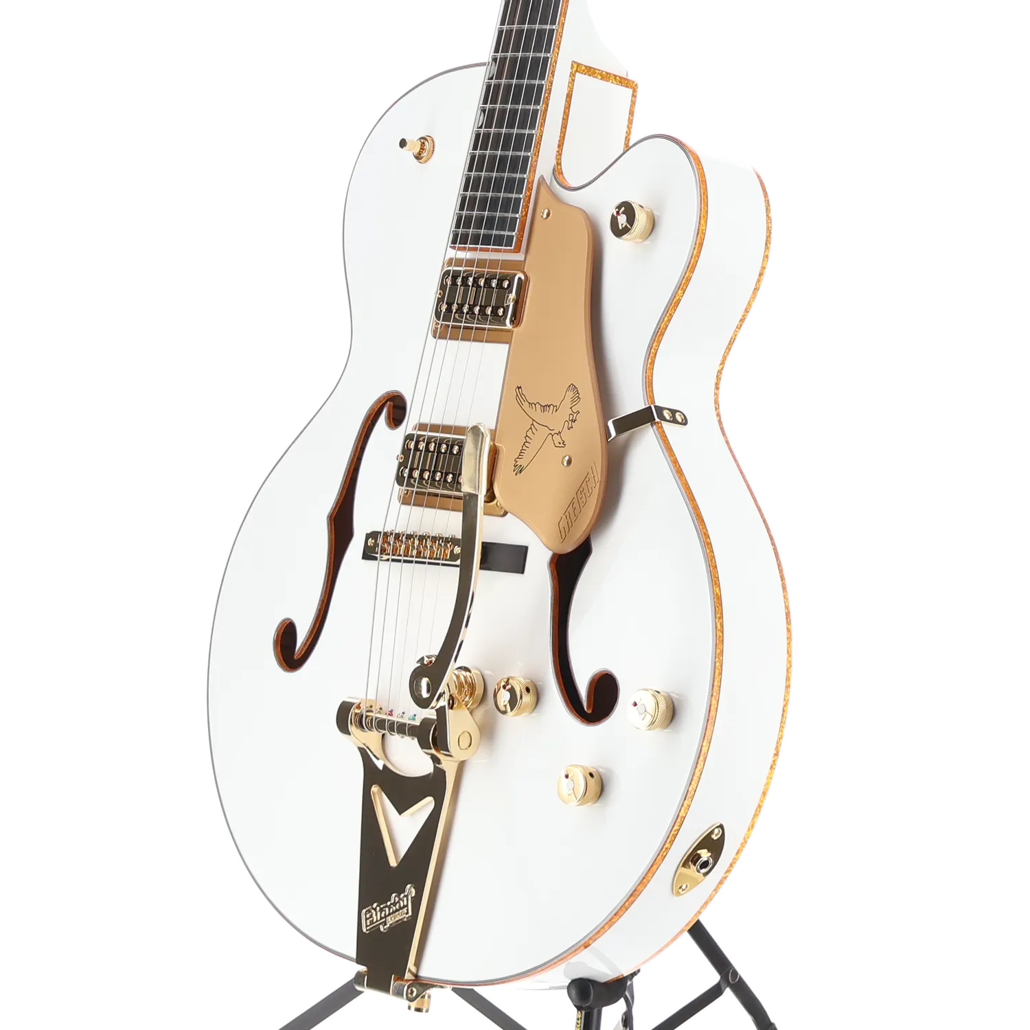 Gretsch Synchromatic Falcon Hollow Body Single-Cut with Bigsby, Ebony Fingerboard, Snowcrest White (T6) (90533)