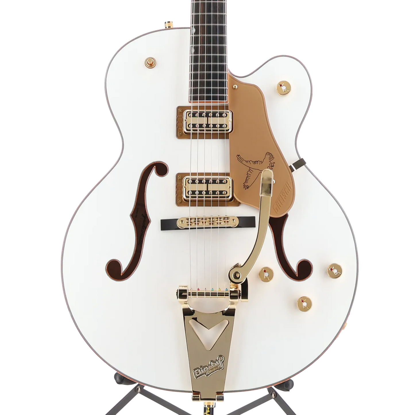 Gretsch Synchromatic Falcon Hollow Body Single-Cut with Bigsby, Ebony Fingerboard, Snowcrest White (T6) (90533)