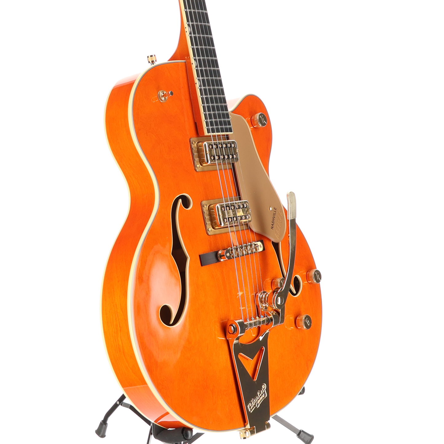 Gretsch Synchromatic™ Nashville™ Hollow Body Single-Cut, 50's Orange Stain, Plays Great (F6) (71004) (71004)