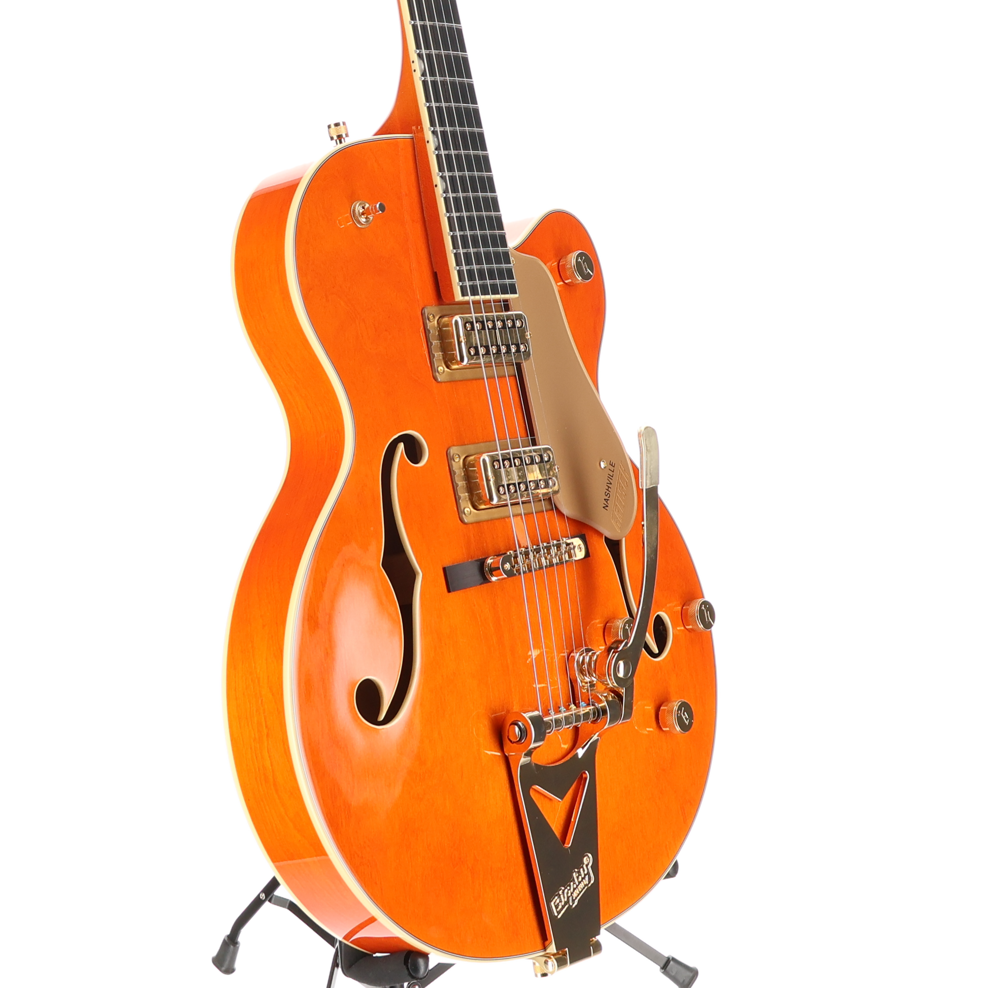 Gretsch Synchromatic™ Nashville™ Hollow Body Single-Cut, 50's Orange Stain, Plays Great (F6) (71004) (71004)
