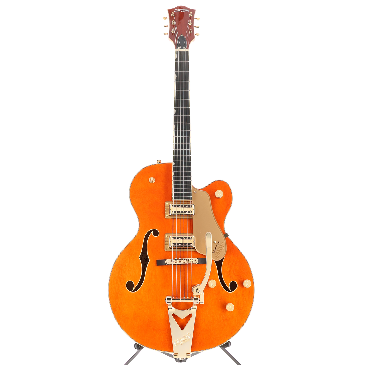 Gretsch Synchromatic™ Nashville™ Hollow Body Single-Cut, 50's Orange Stain, Plays Great (F6) (71004) (71004)