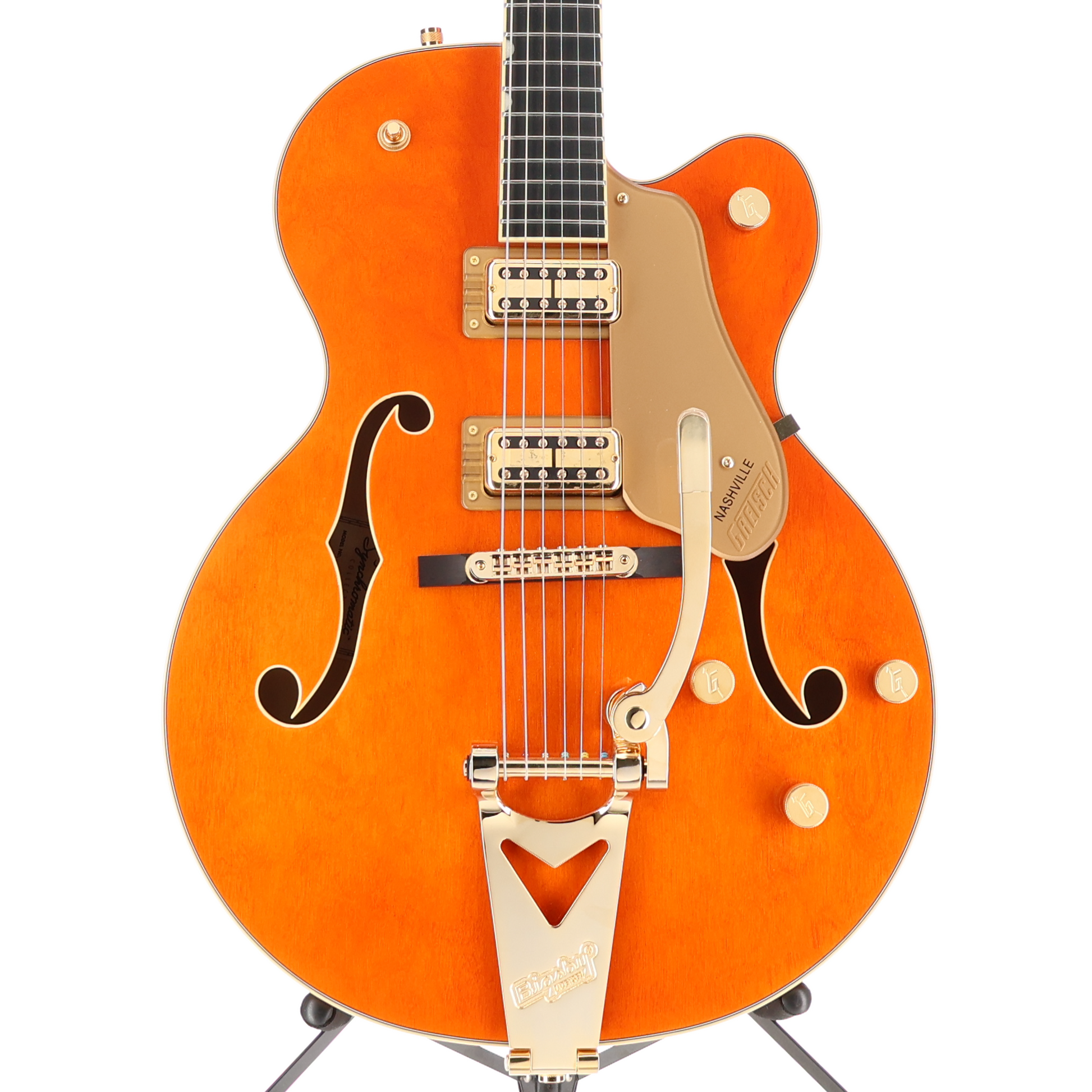 Gretsch Synchromatic™ Nashville™ Hollow Body Single-Cut, 50's Orange Stain, Plays Great (F6) (71004) (71004)