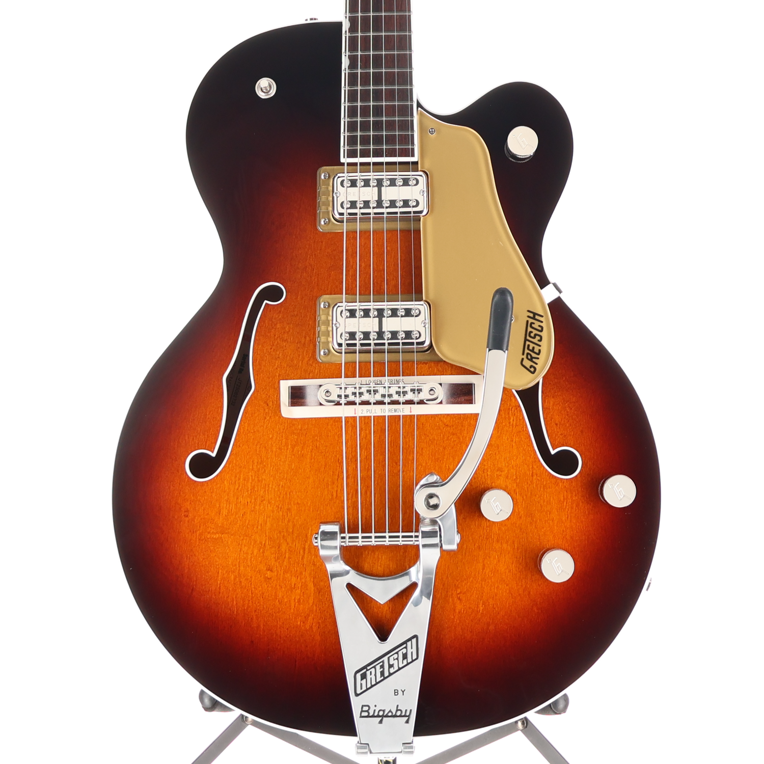Gretsch Tennessean Hollow Body with String-Thru Bigsby, Havana Burst, Stage Ready (T6) (82732)