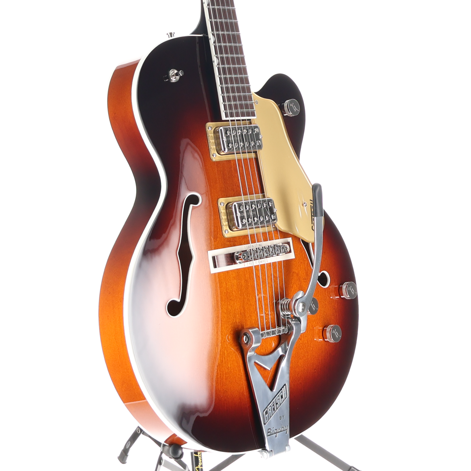 Gretsch Tennessean Hollow Body with String-Thru Bigsby and Nickel Hardware, Havana Burst, Professional Setup (H5) (82730)