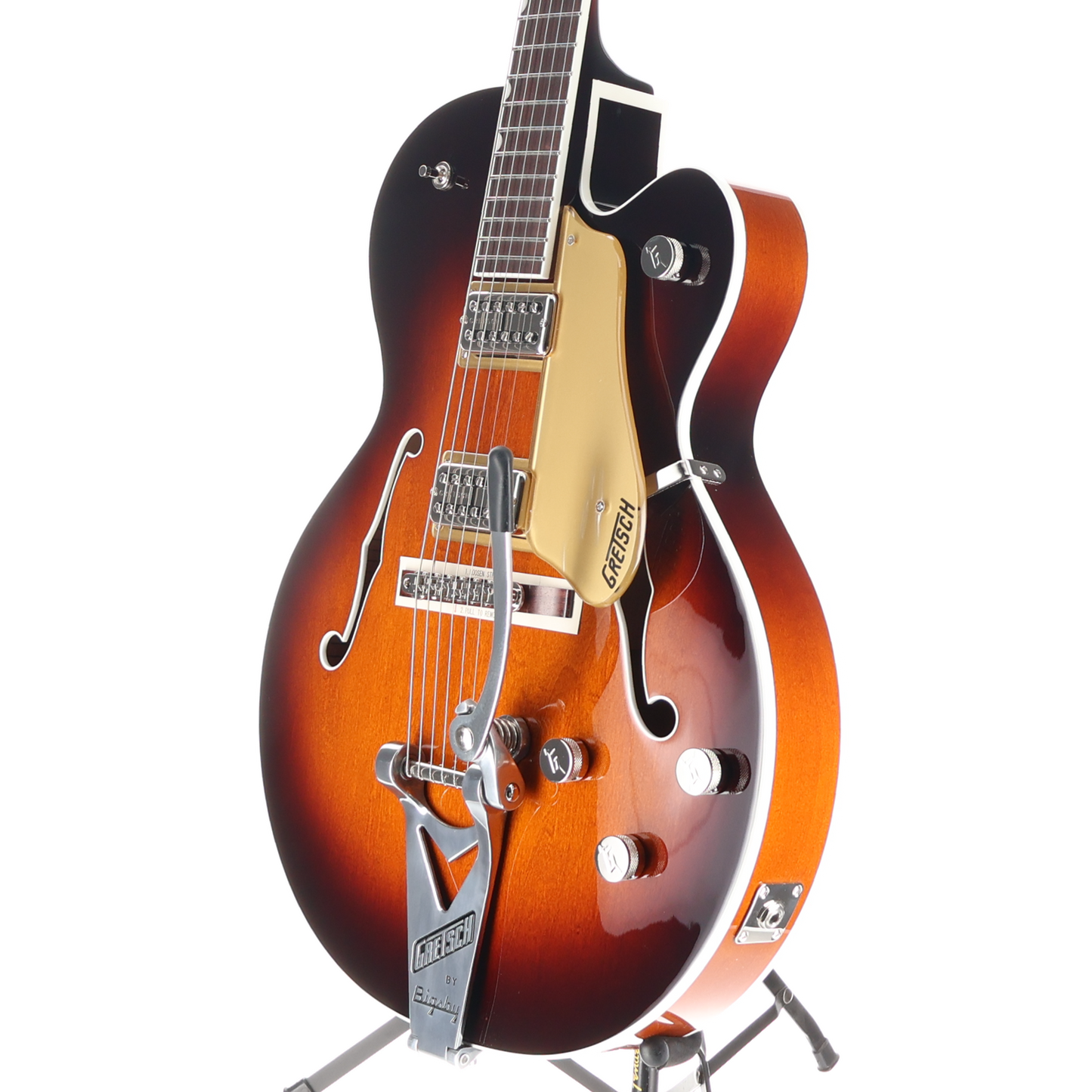 Gretsch Tennessean Hollow Body with String-Thru Bigsby and Nickel Hardware, Havana Burst, Professional Setup (H5) (82730)