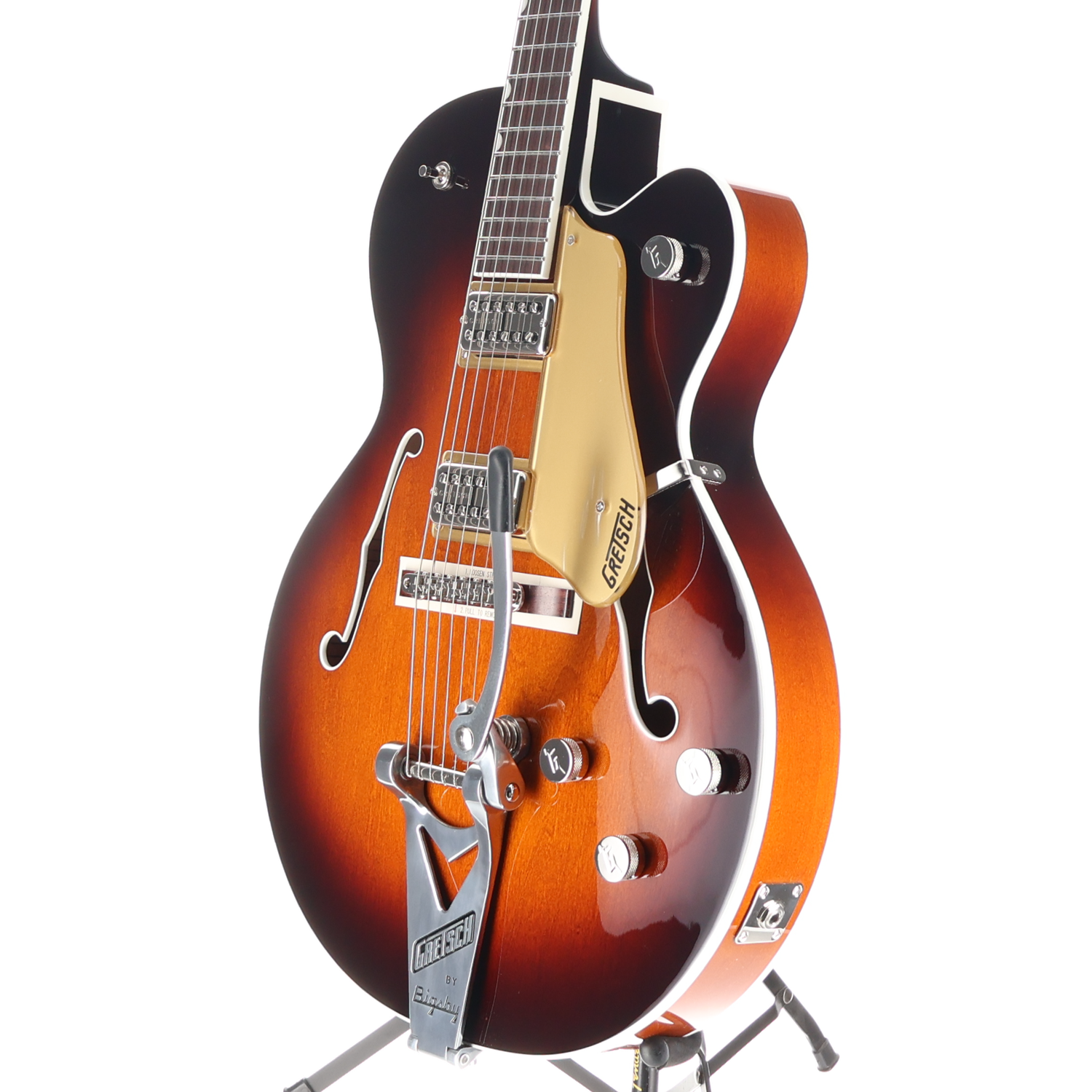 Gretsch Tennessean Hollow Body with String-Thru Bigsby and Nickel Hardware, Havana Burst, Professional Setup (H5) (82730)