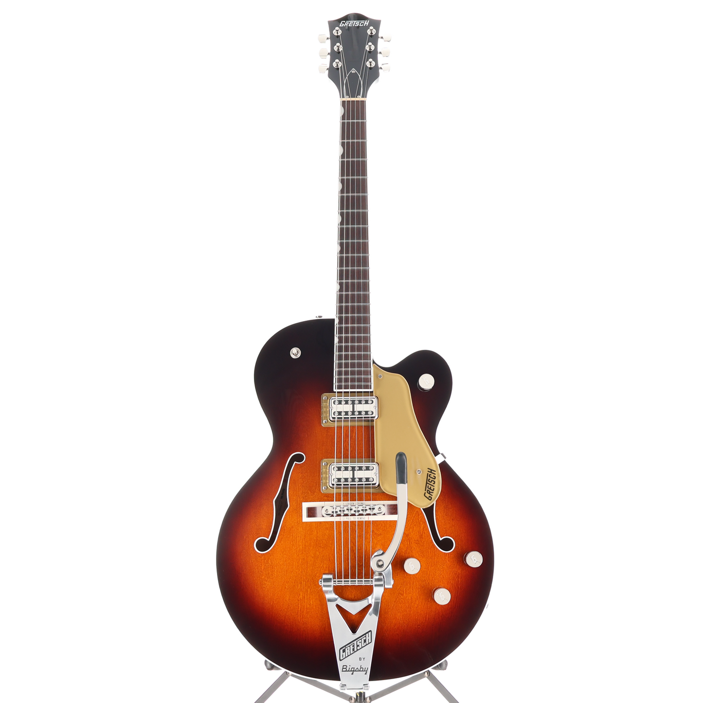Gretsch Tennessean Hollow Body with String-Thru Bigsby and Nickel Hardware, Havana Burst, Professional Setup (H5) (82730)