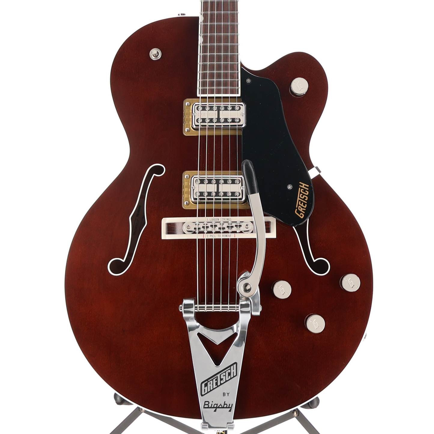 Gretsch Tennessean Hollow Body with String-Thru Bigsby and Nickel Hardware, Rosewood Fingerboard, Walnut Stain (X2) (82749)