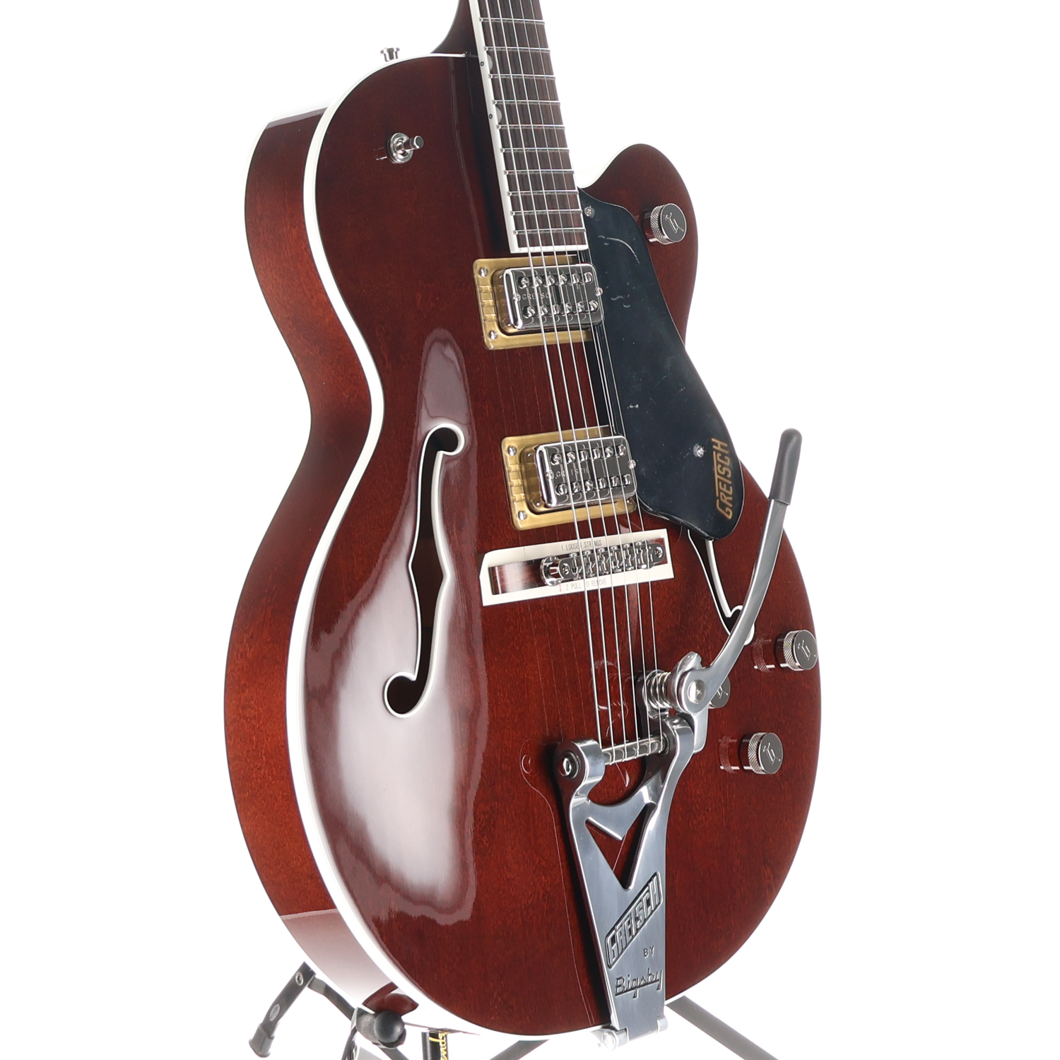 Gretsch Tennessean Hollow Body with String-Thru Bigsby and Nickel Hardware, Walnut Stain, Professional Setup (T4) (82739)