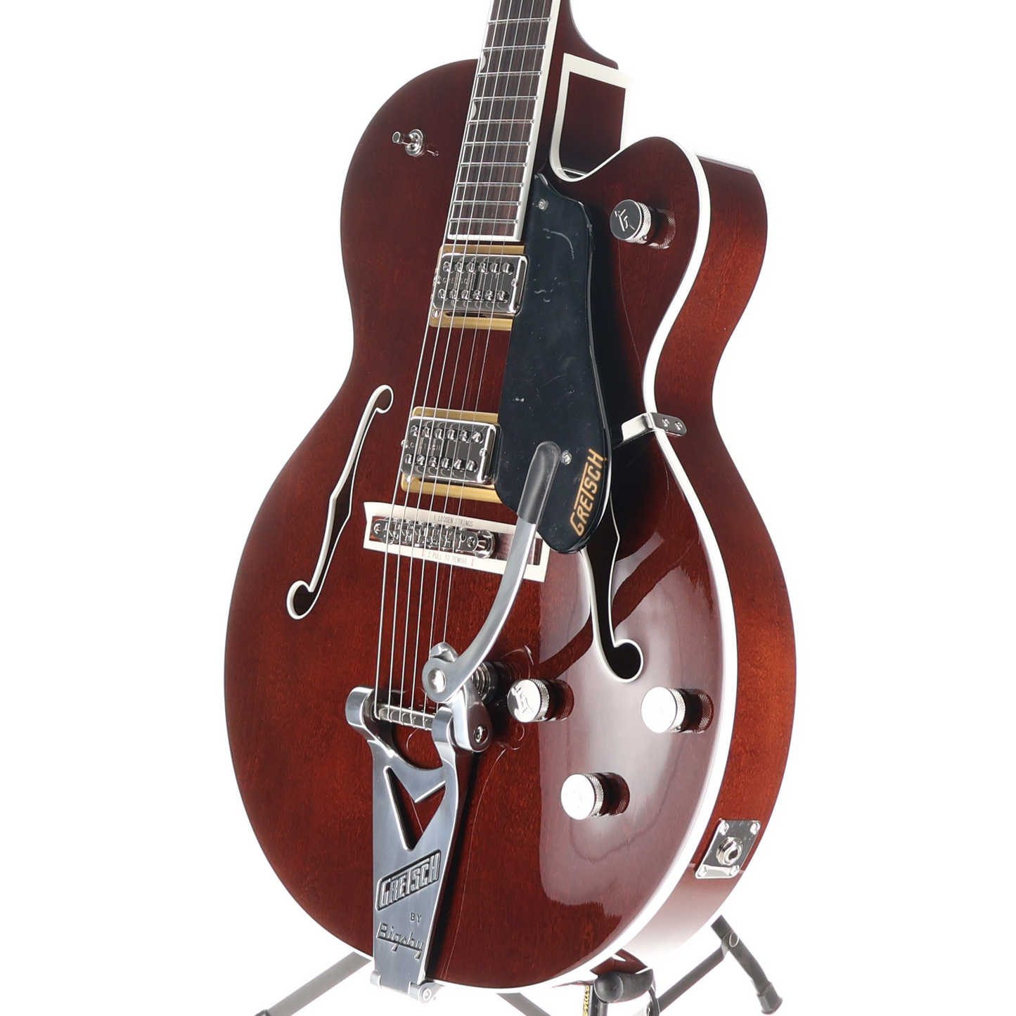 Gretsch Tennessean Hollow Body with String-Thru Bigsby and Nickel Hardware, Walnut Stain, Professional Setup (T4) (82739)