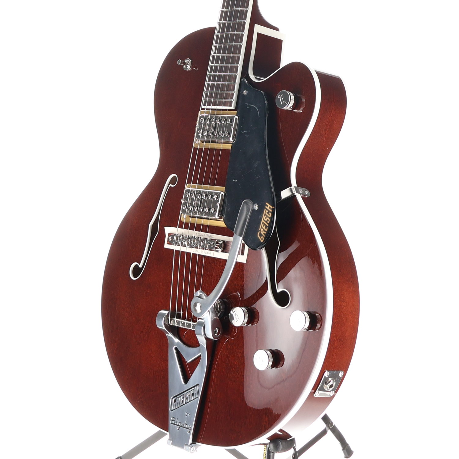 Gretsch Tennessean Hollow Body with String-Thru Bigsby and Nickel Hardware, Walnut Stain, Professional Setup (T4) (82739)