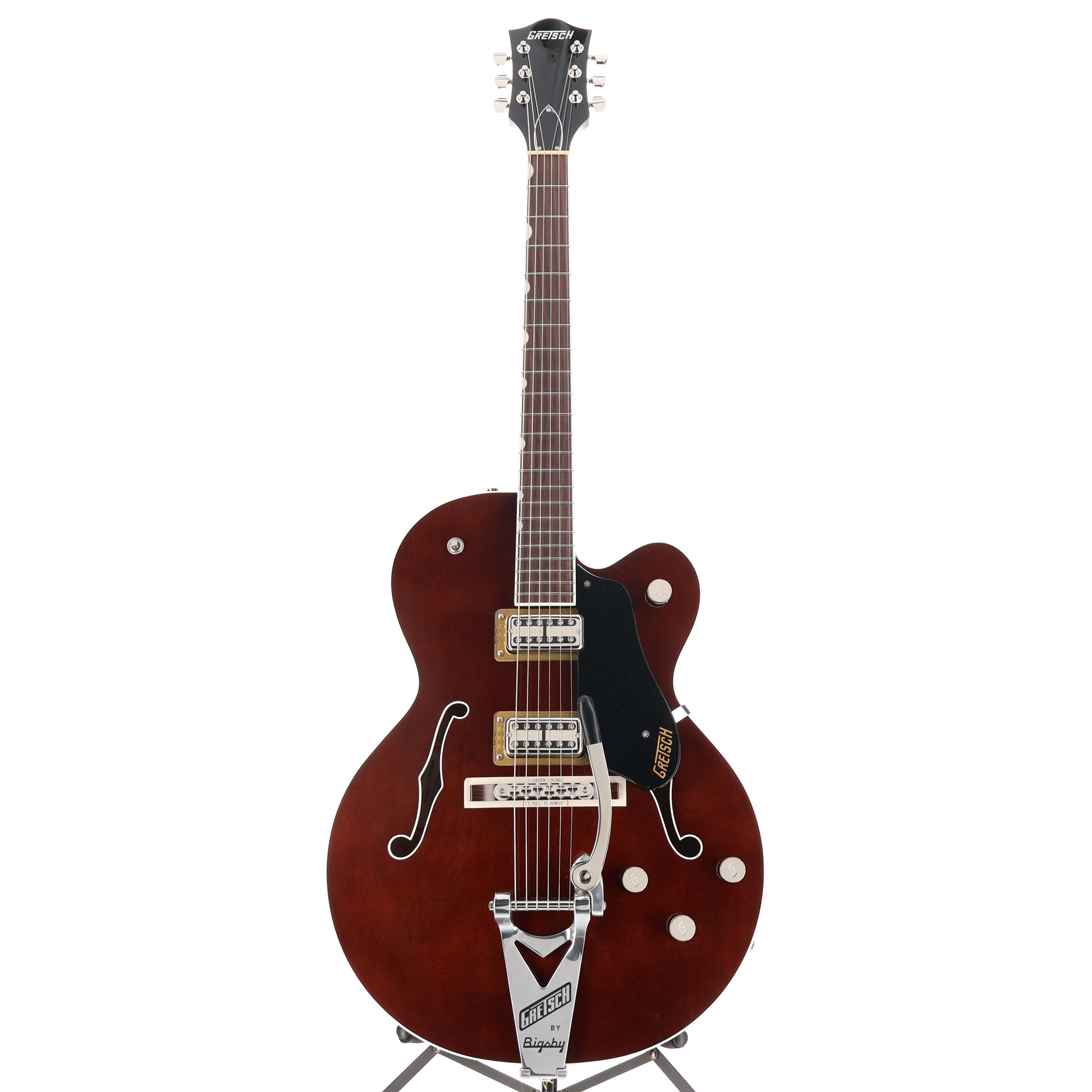 Gretsch Tennessean Hollow Body with String-Thru Bigsby and Nickel Hardware, Walnut Stain, Professional Setup (X2) (82749)