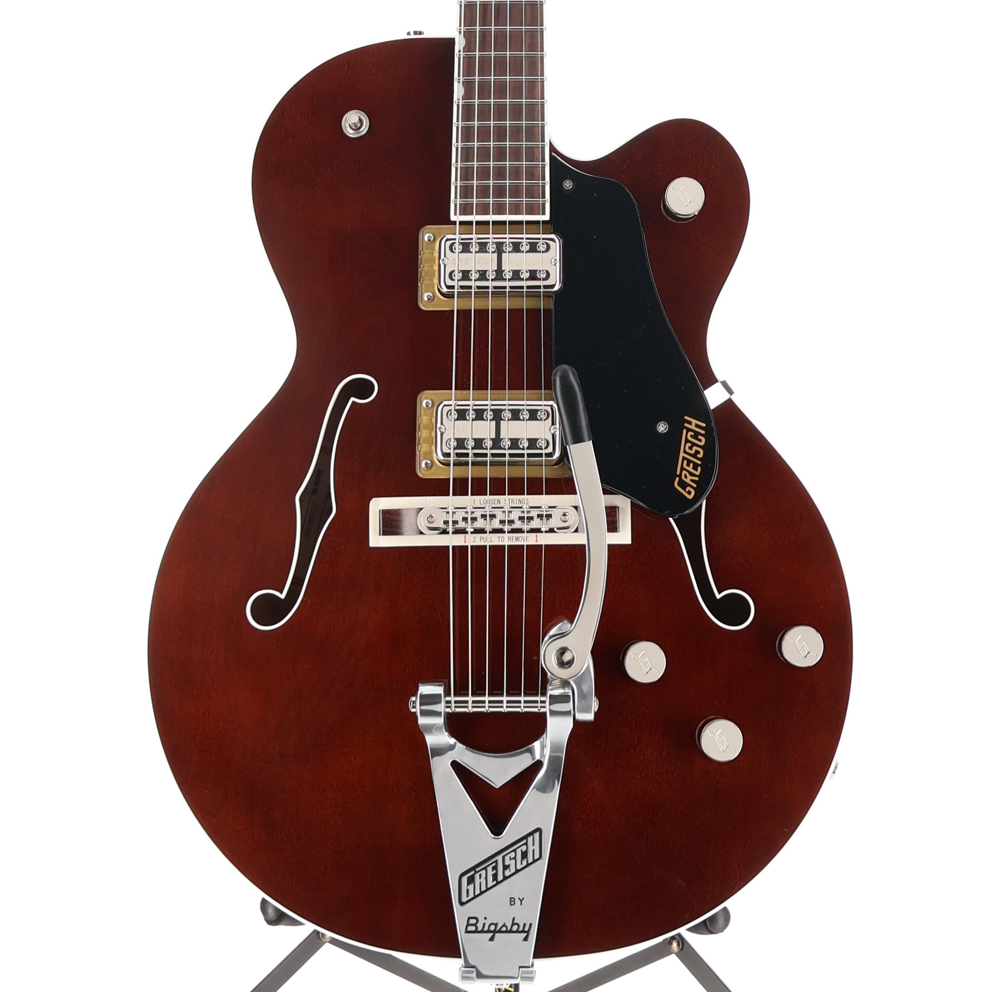 Gretsch Tennessean Hollow Body with String-Thru Bigsby and Nickel Hardware, Walnut Stain, Professional Setup (X2) (82749)