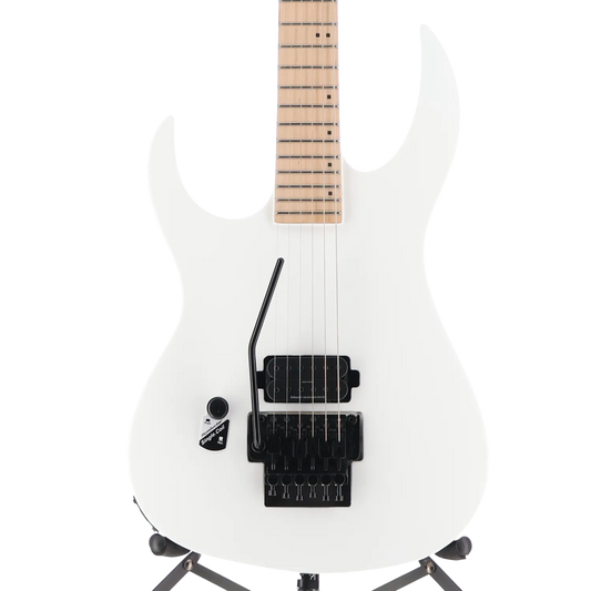 Gunslinger II Prophecy with Nyatoh Body, Maple Neck, Maple Fingerboard, and 1 Humbucking Pickup, Left Handed - White Pearl (AA7) (60069)