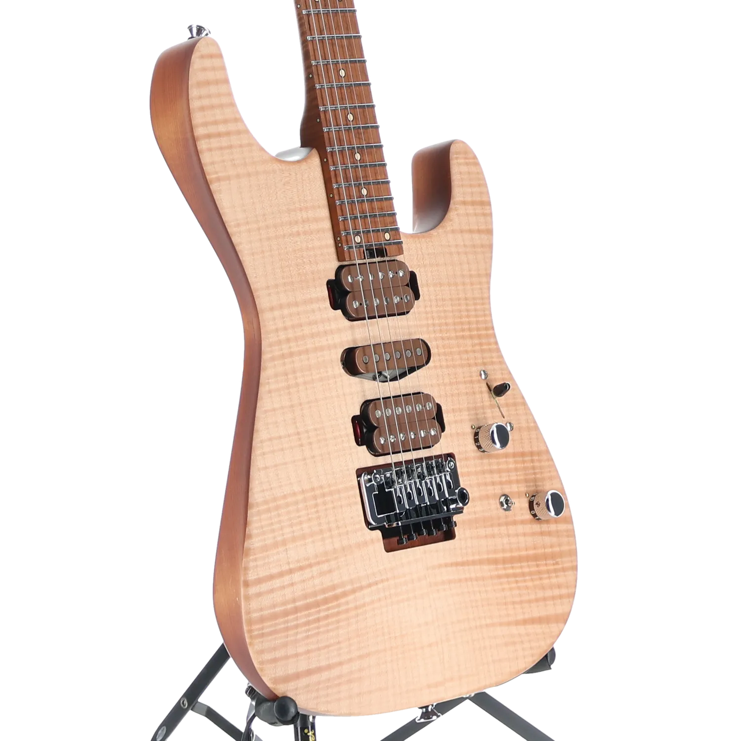 Guthrie Govan Signature HSH Flame Maple, Caramelized Flame Maple Fingerboard, Natural (L3) (00271)