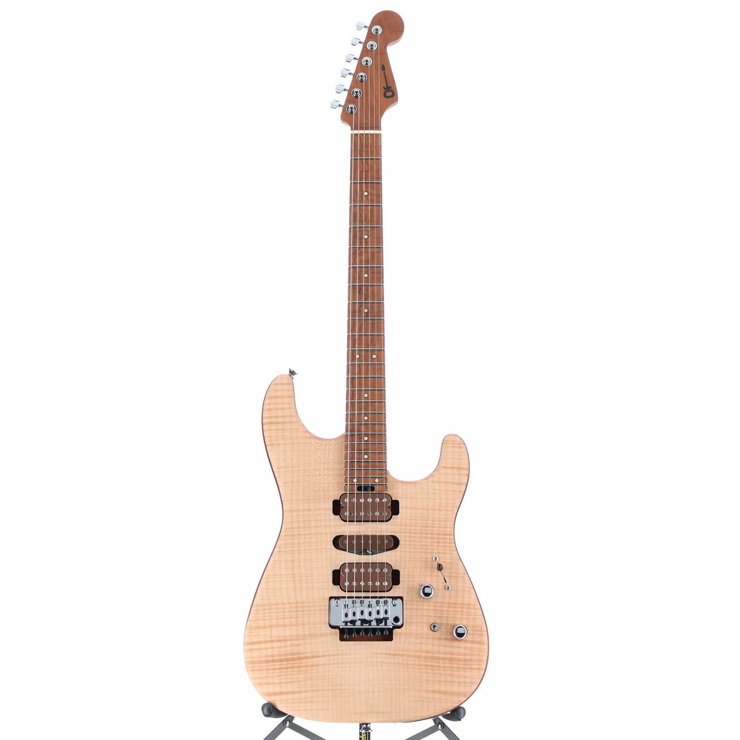 Guthrie Govan Signature HSH Flame Maple, Caramelized Flame Maple Fingerboard, Natural (L3) (00271)