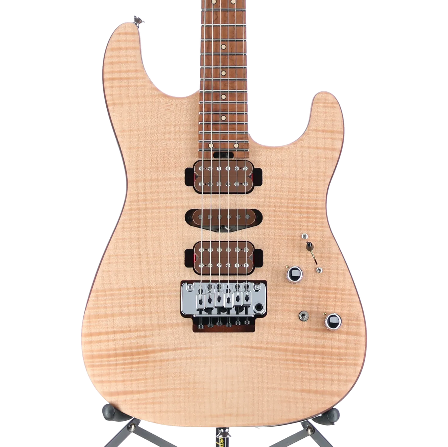 Guthrie Govan Signature HSH Flame Maple, Caramelized Flame Maple Fingerboard, Natural (L3) (00271)