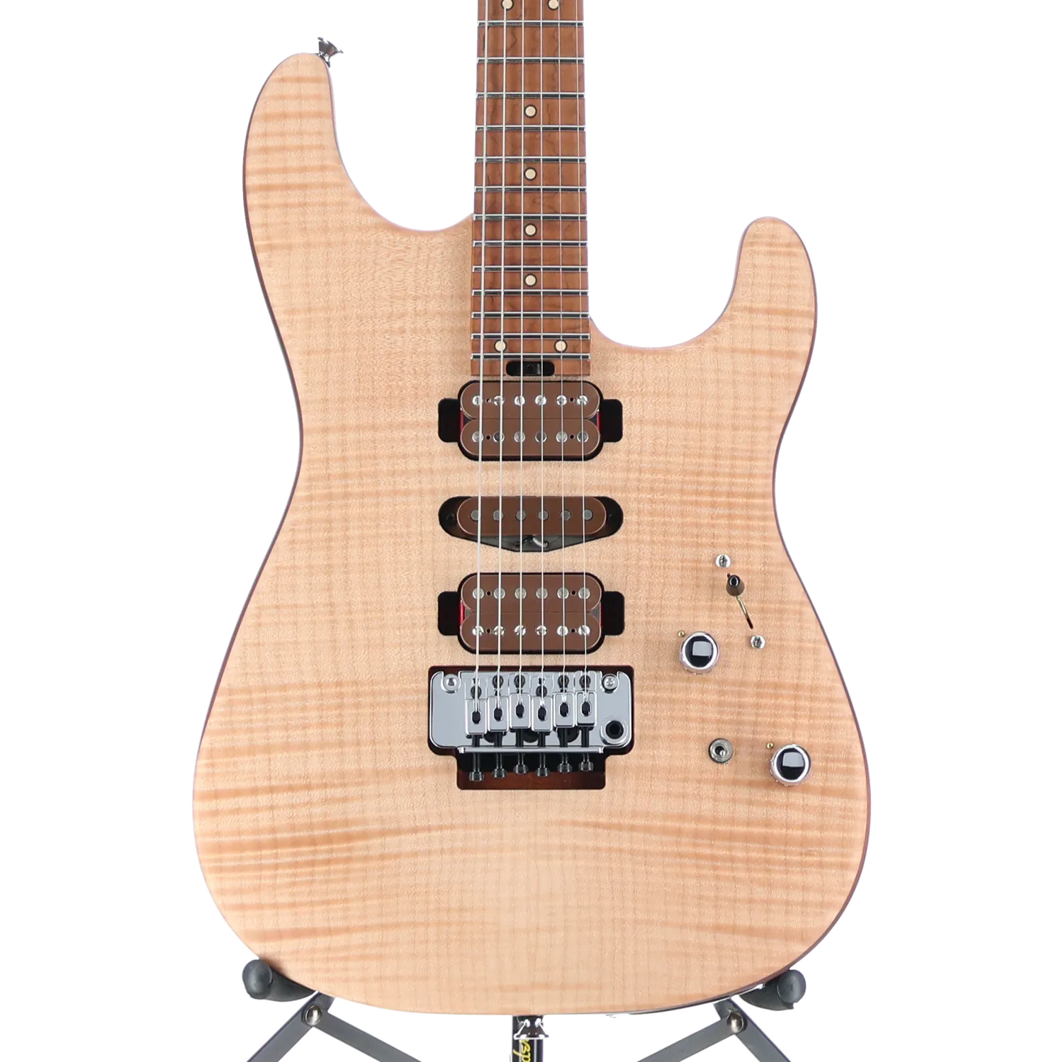 Guthrie Govan Signature HSH Flame Maple, Caramelized Flame Maple Fingerboard, Natural (L3) (00271)
