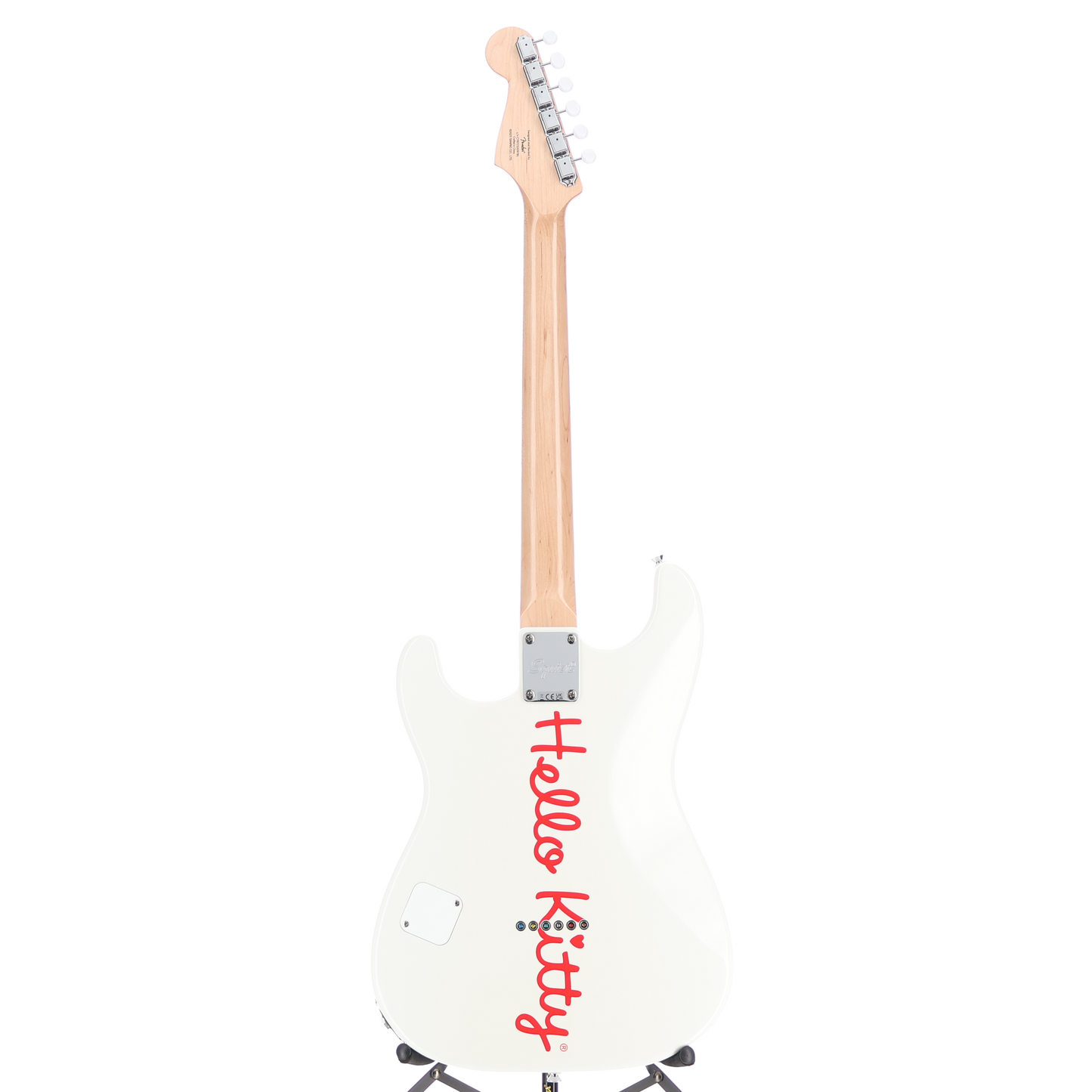 Hello Kitty White Stratocaster (AA9) (09791)
