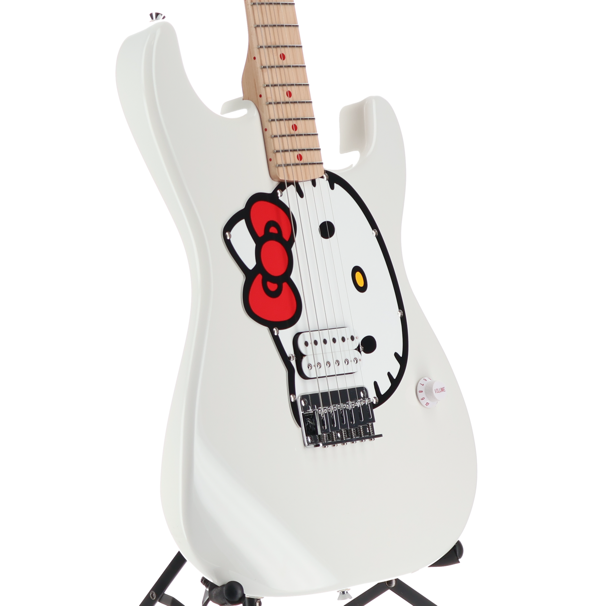 Hello Kitty White Stratocaster (M6) (01912)