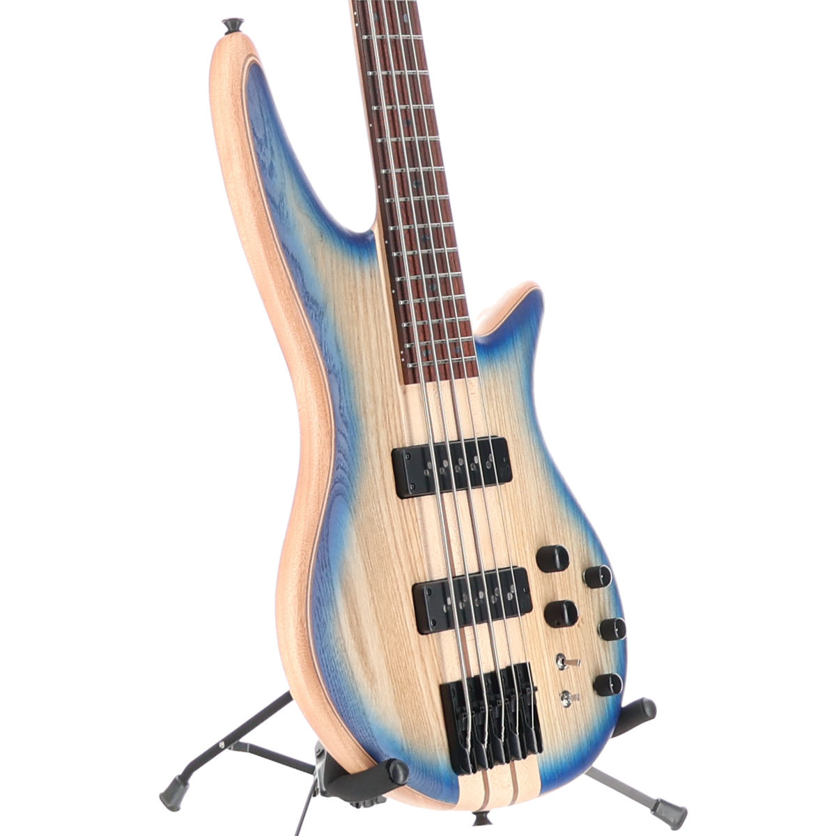 Jackson Pro Series Spectra Bass SBA V, Caramelized Jatoba Fingerboard, Blue Burst (E12) (22957)