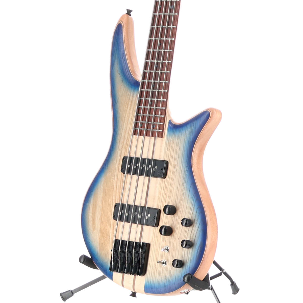 Jackson Pro Series Spectra Bass SBA V, Caramelized Jatoba Fingerboard, Blue Burst (E12) (22957)