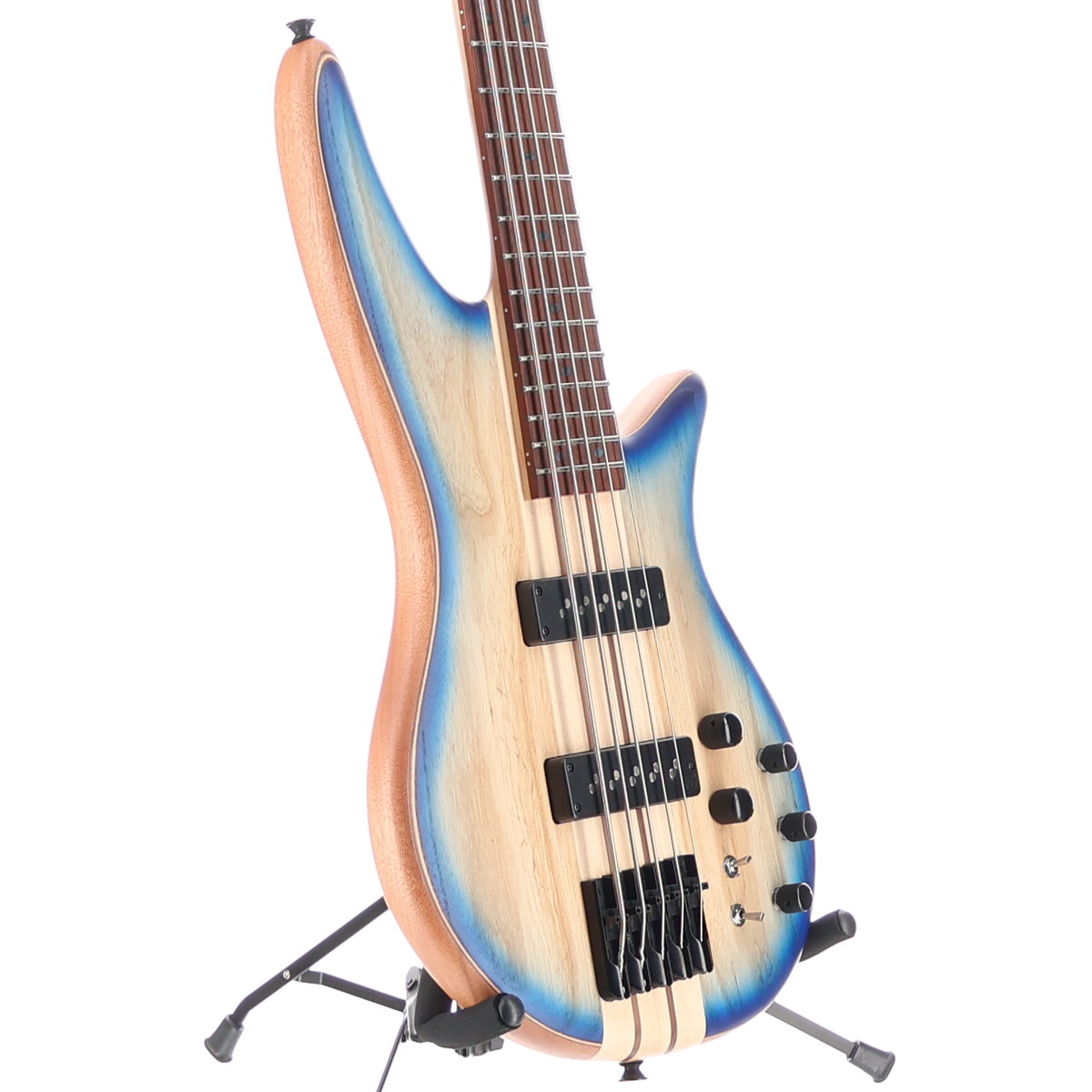 Jackson Pro Series Spectra Bass SBA V, Caramelized Jatoba Fingerboard, Blue Burst (Y8) (19622)
