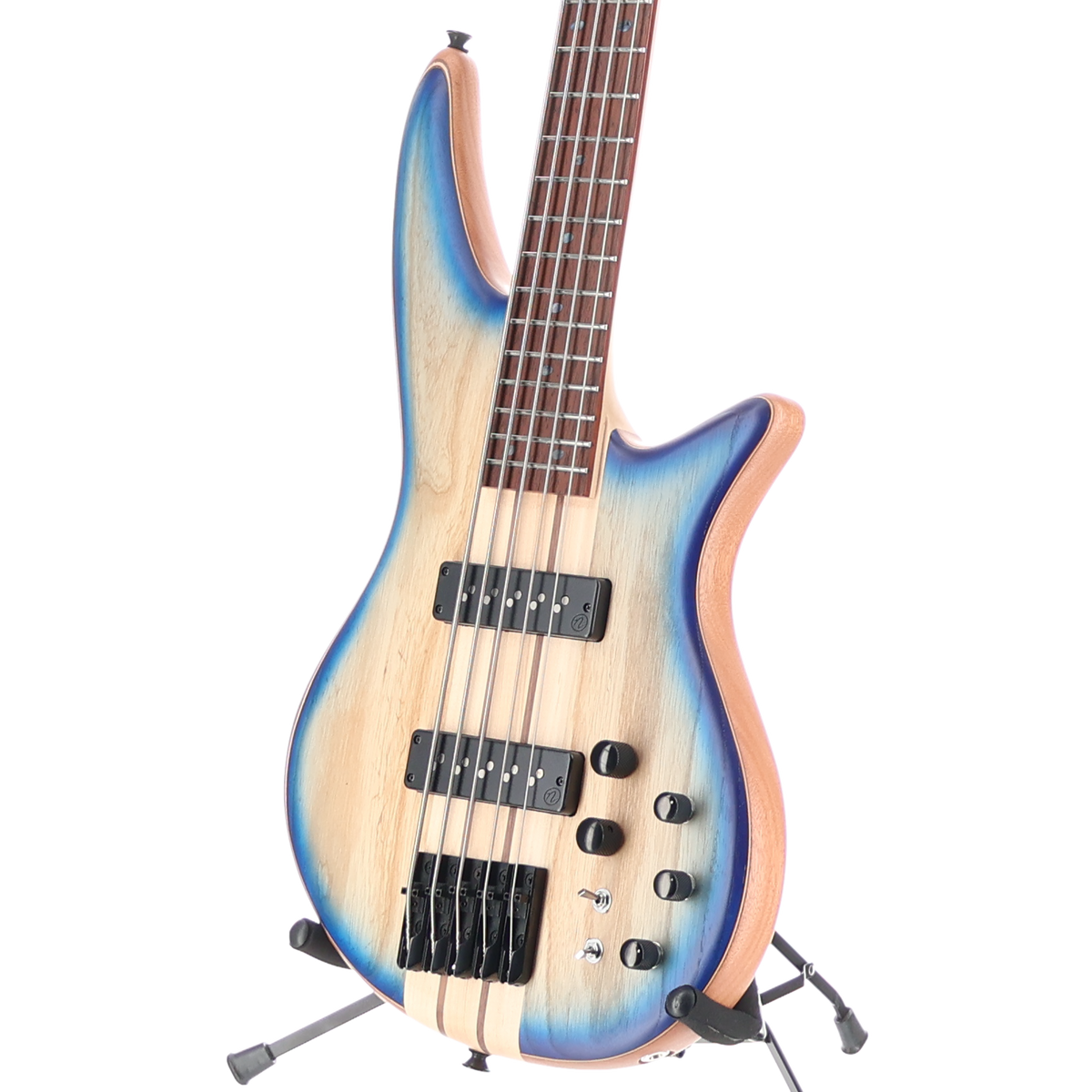Jackson Pro Series Spectra Bass SBA V, Caramelized Jatoba Fingerboard, Blue Burst (Y8) (19622)