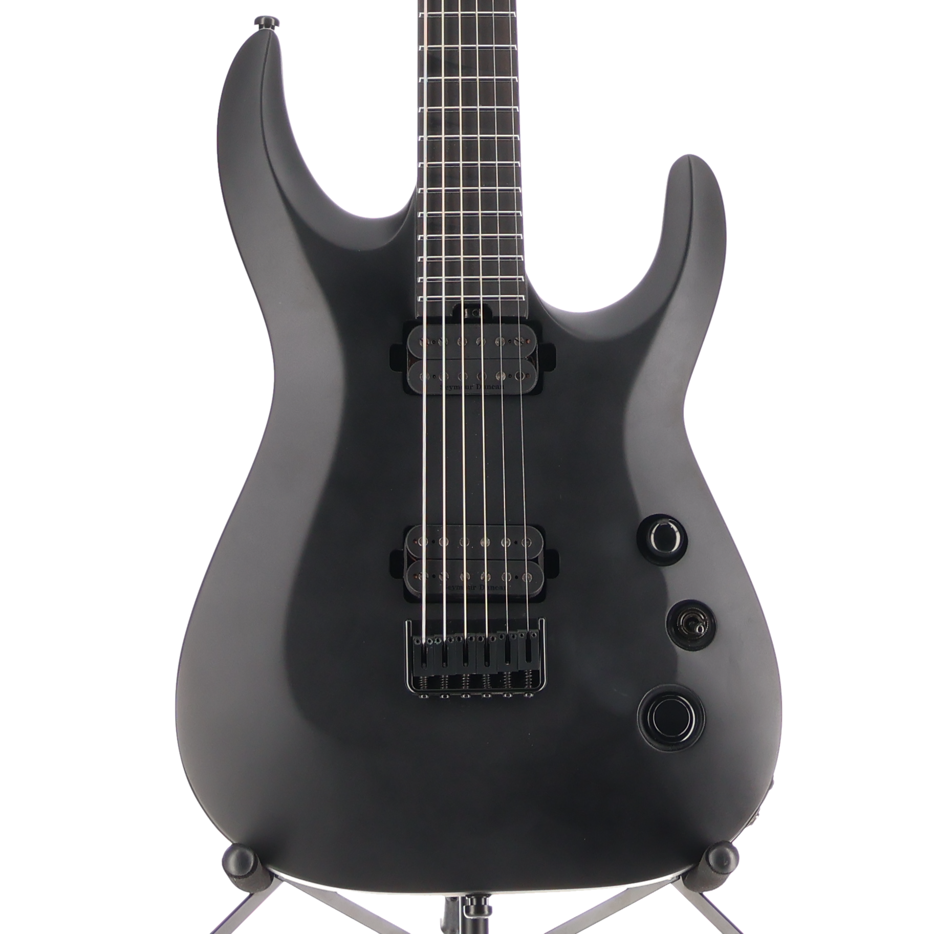 Jackson Pro Plus XT Soloist SLAT HT6 Baritone, Ebony Fingerboard, Satin Black (Z10)(20544) (20544)