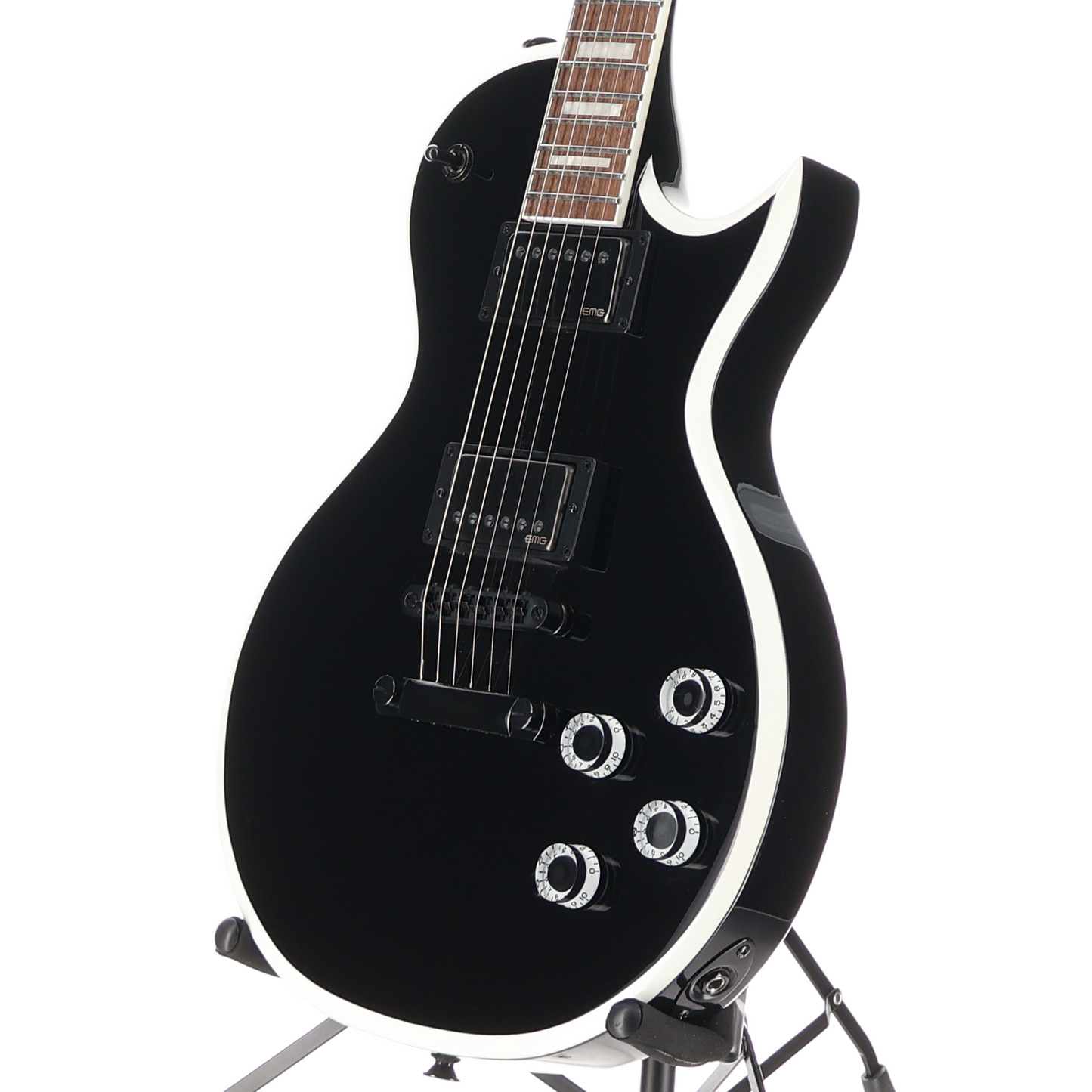 Jackson X Series Signature Marty Friedman MF-1, Gloss Black with White Bevels, Pro Setup (B8) (24524) (14924)