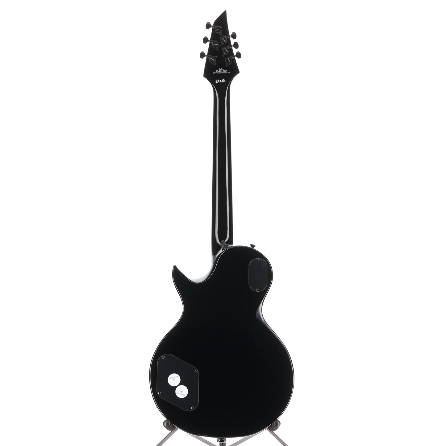 Jackson X Series Signature Marty Friedman MF-1, Gloss Black with White Bevels, Pro Setup (B8) (24524) (14924)
