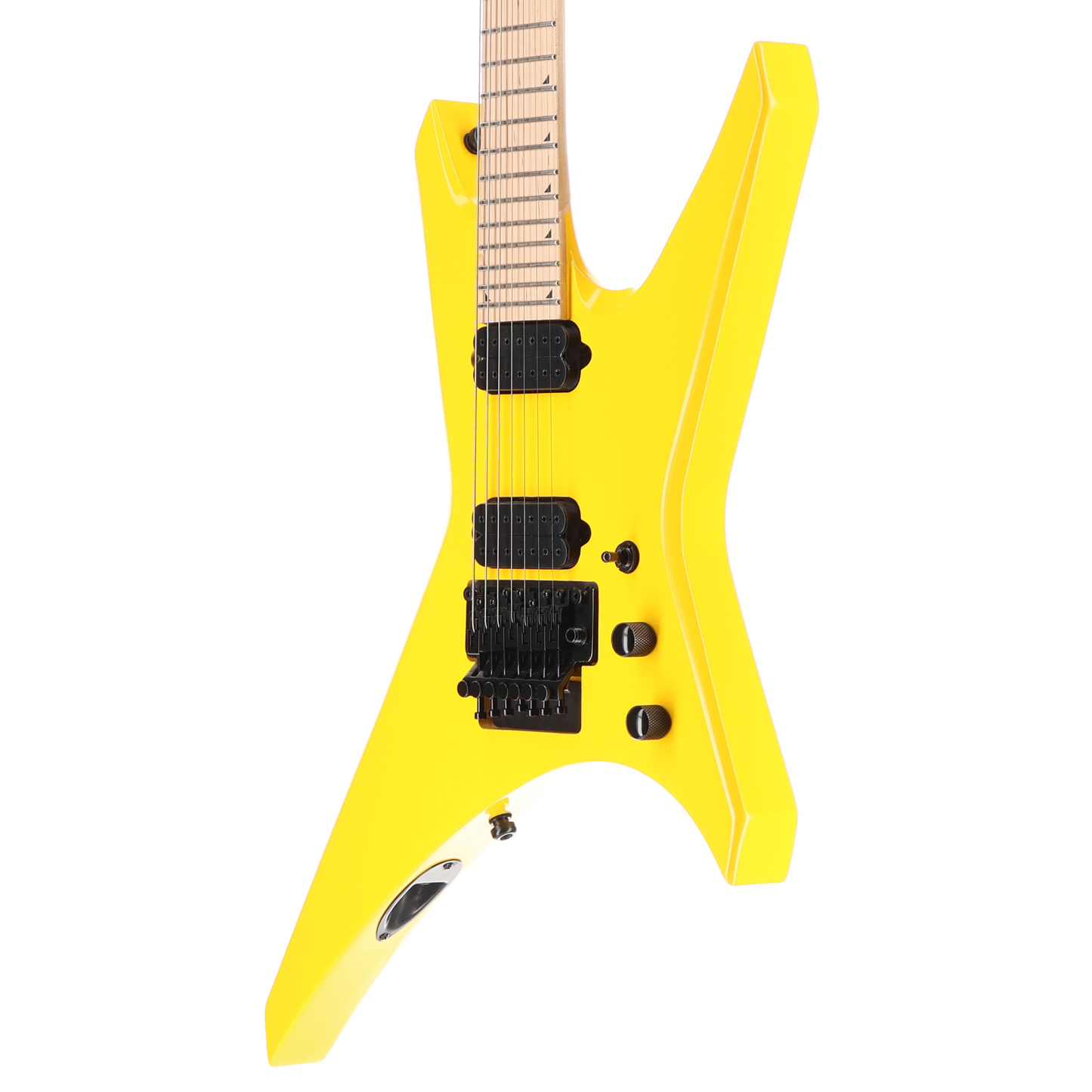 Jackson Pro Series Signature Dave Davidson Warrior WR7, Ebony Fingerboard, Ferrari Yellow (A9) (20881)