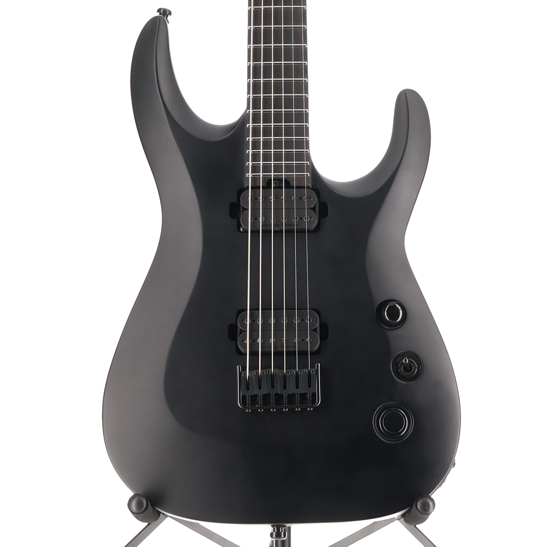 Jackson Pro Plus XT Soloist SLAT HT6 Baritone, Ebony Fingerboard, Satin Black (M1)(00883) (00883)